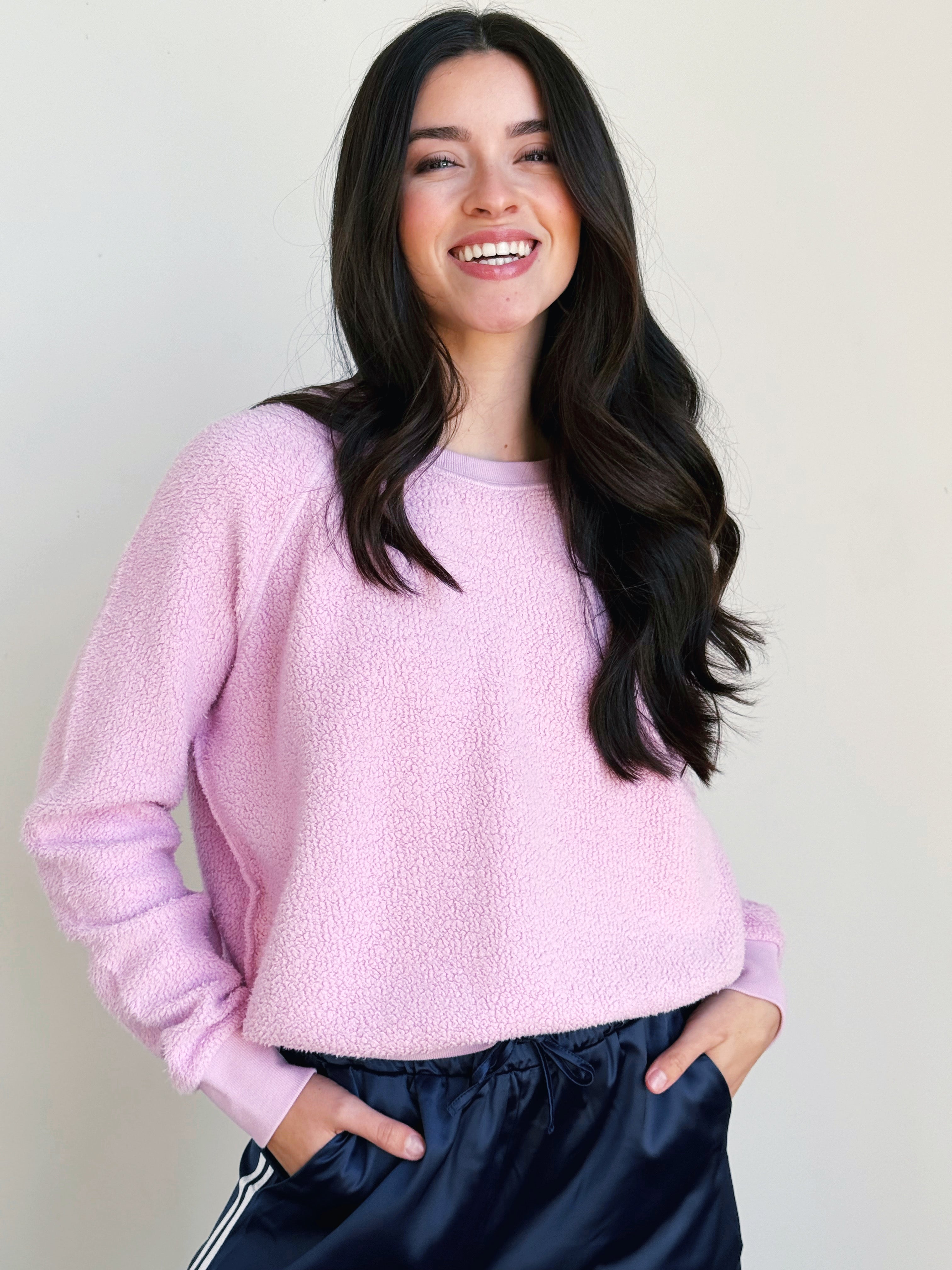 [PERFECTWHITETEE] Ziggy Sweatshirt - SUGAR PINK