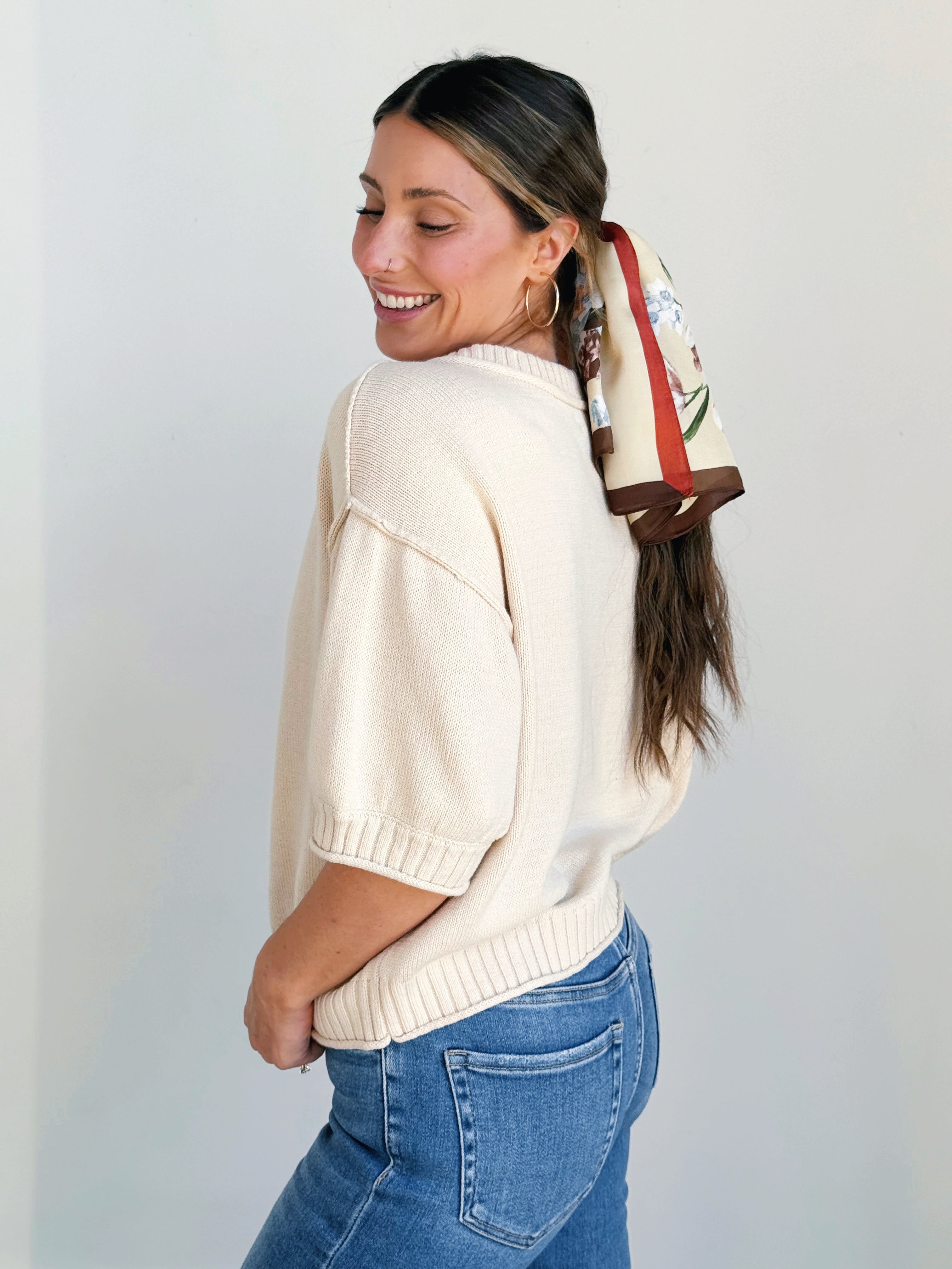 Genova Cardigan - NATURAL