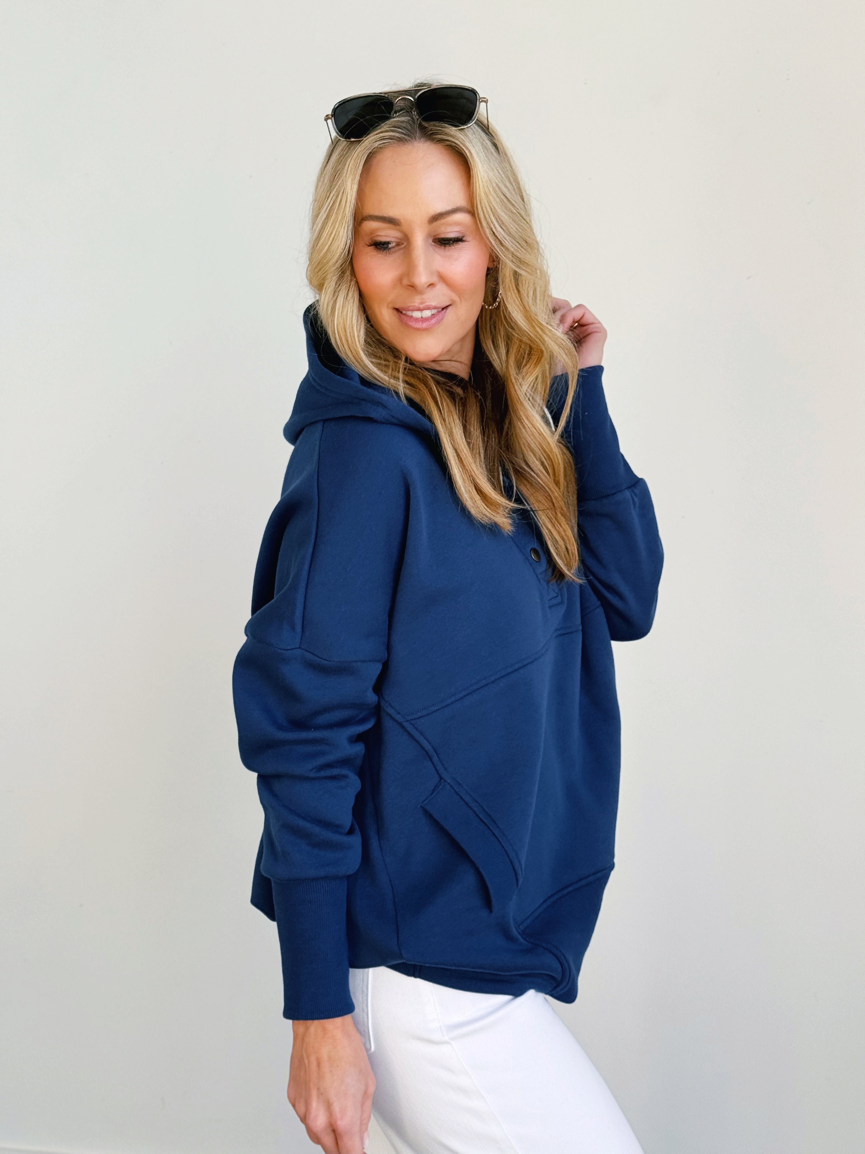 Thinking You Are Special Sweatshirt - LIGHT NAVY