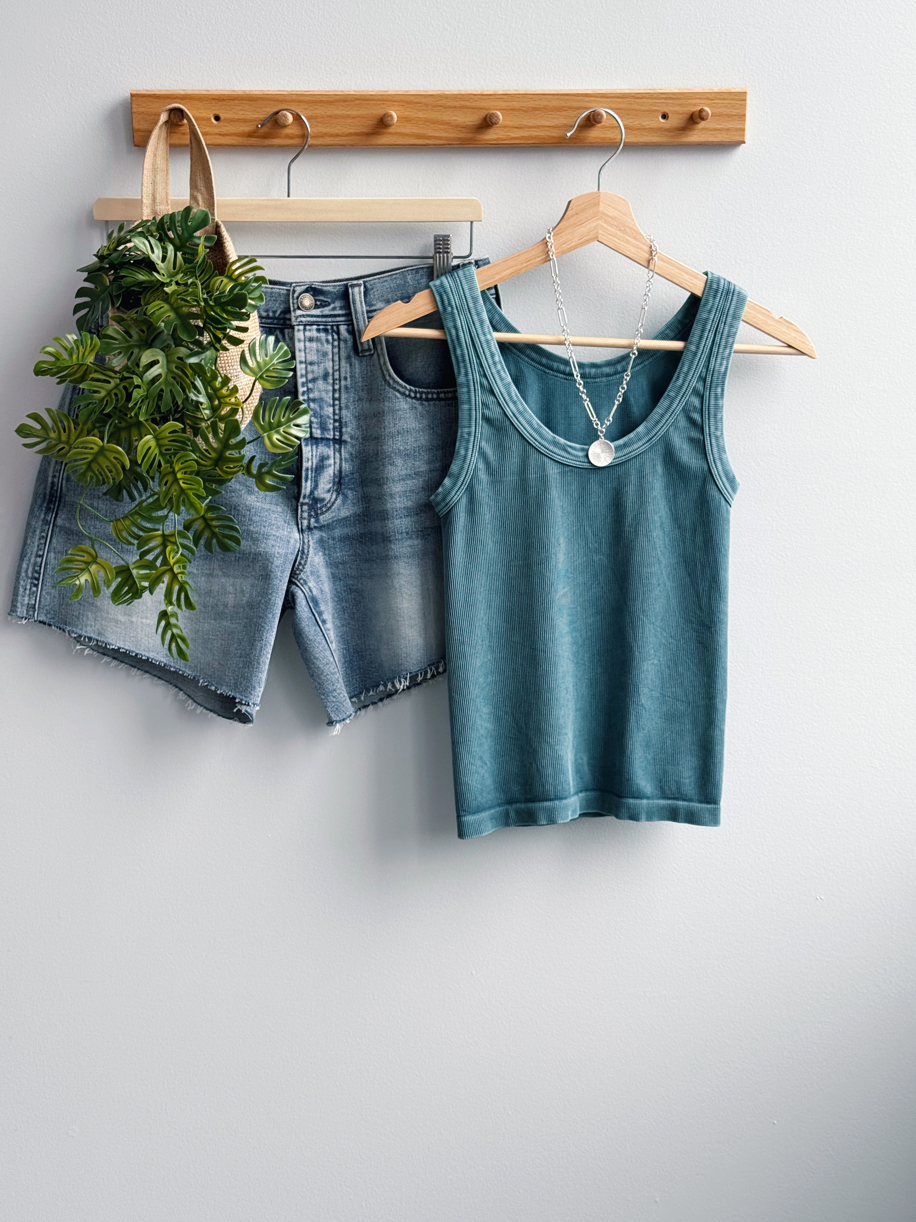 Reversible Vintage Tank - VINTAGE MIST TEAL