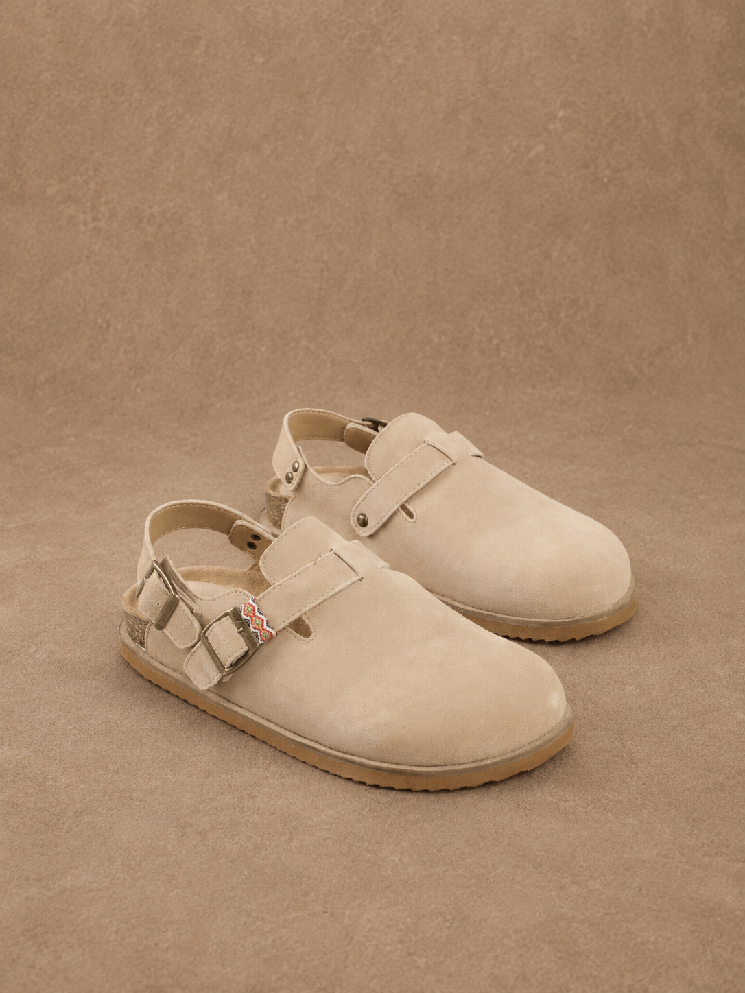 Aspen Slingback Clog  - BEIGE