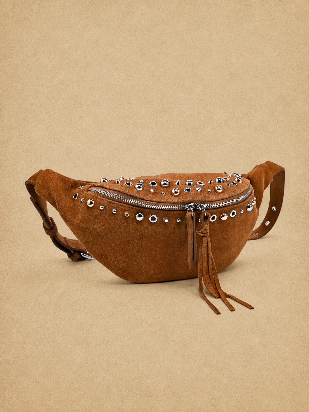 Star Belt Bag - COGNAC