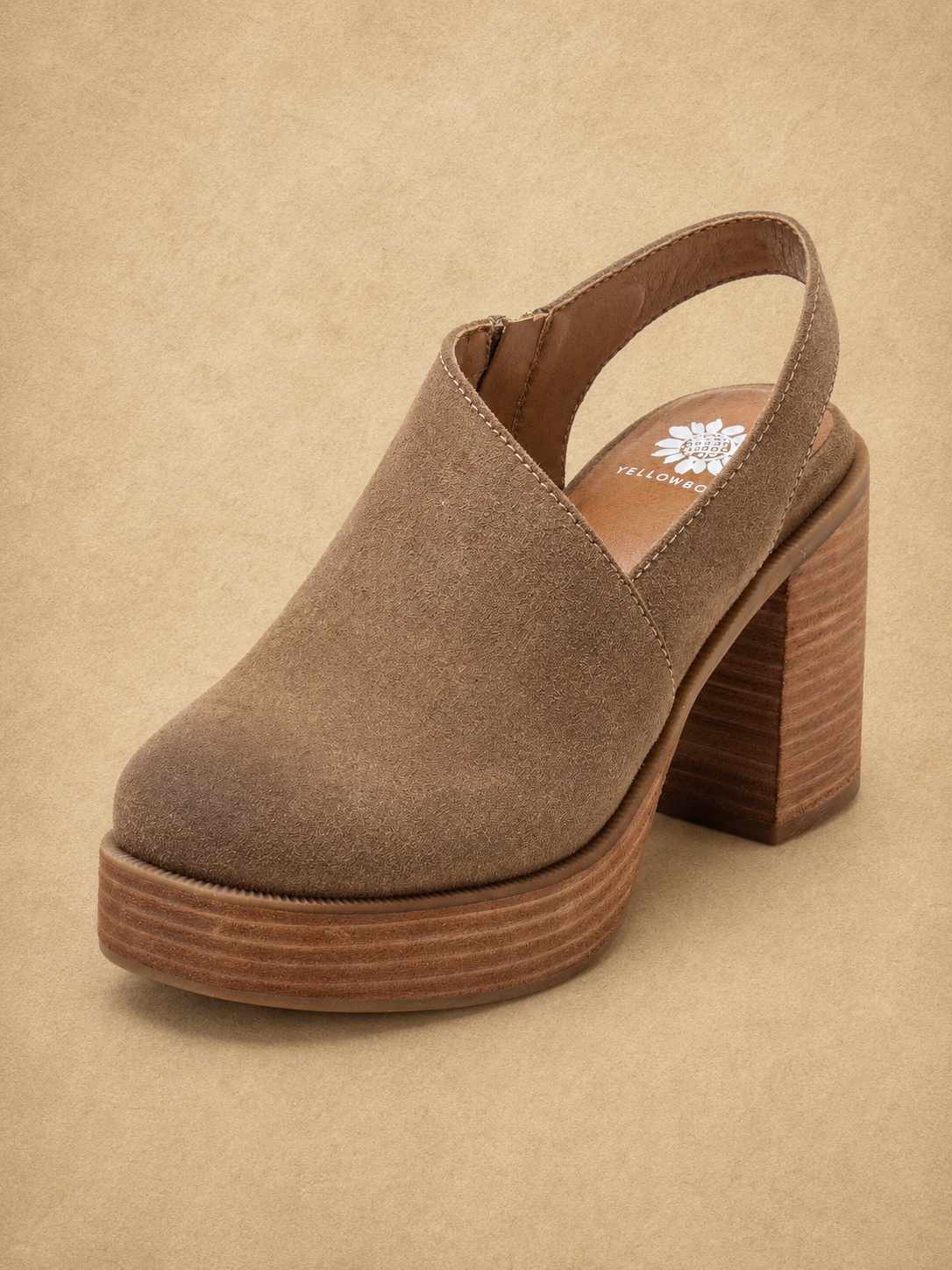 Laine Slingback Clog - TAUPE