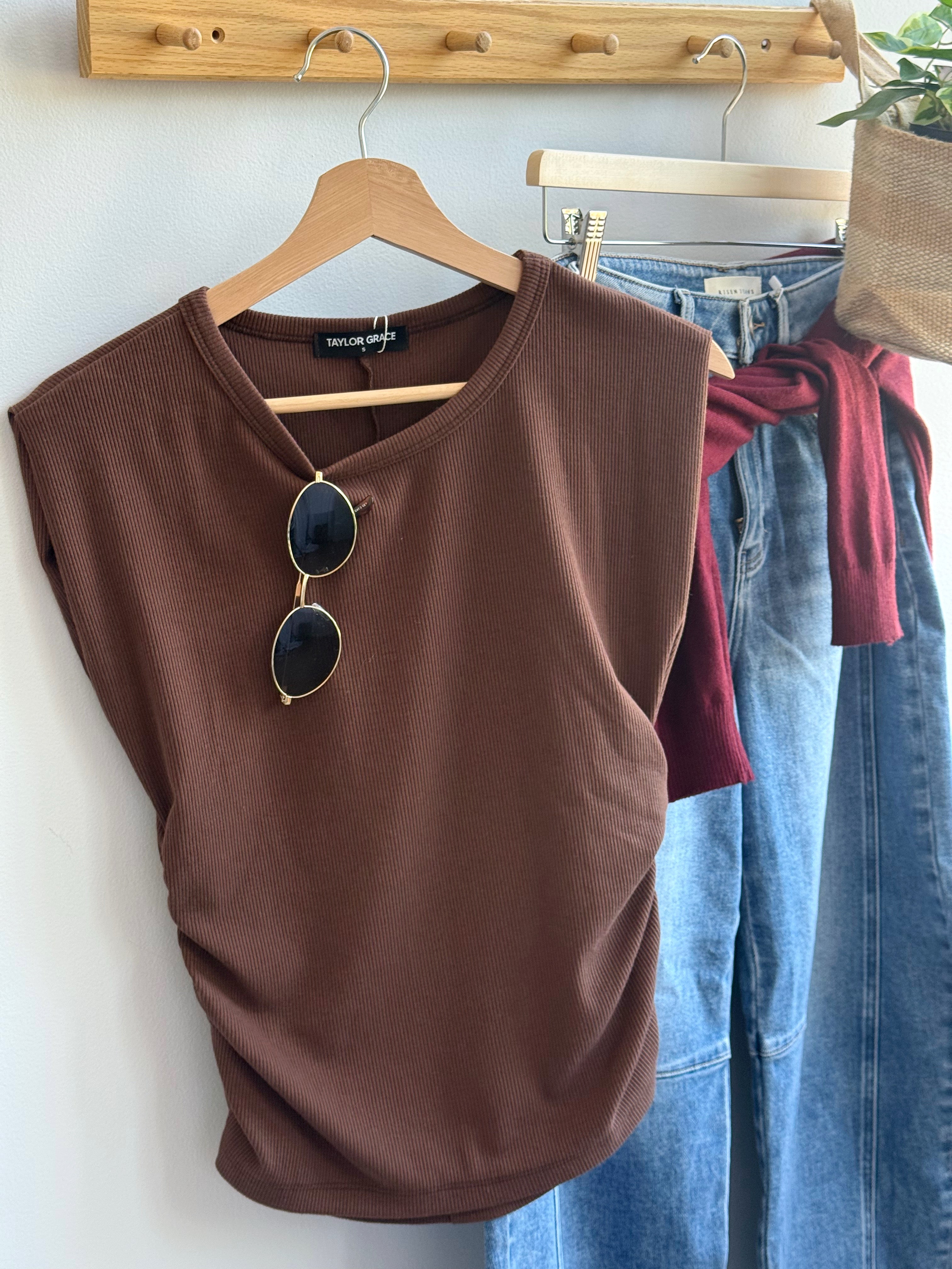 All Day Top - BROWN