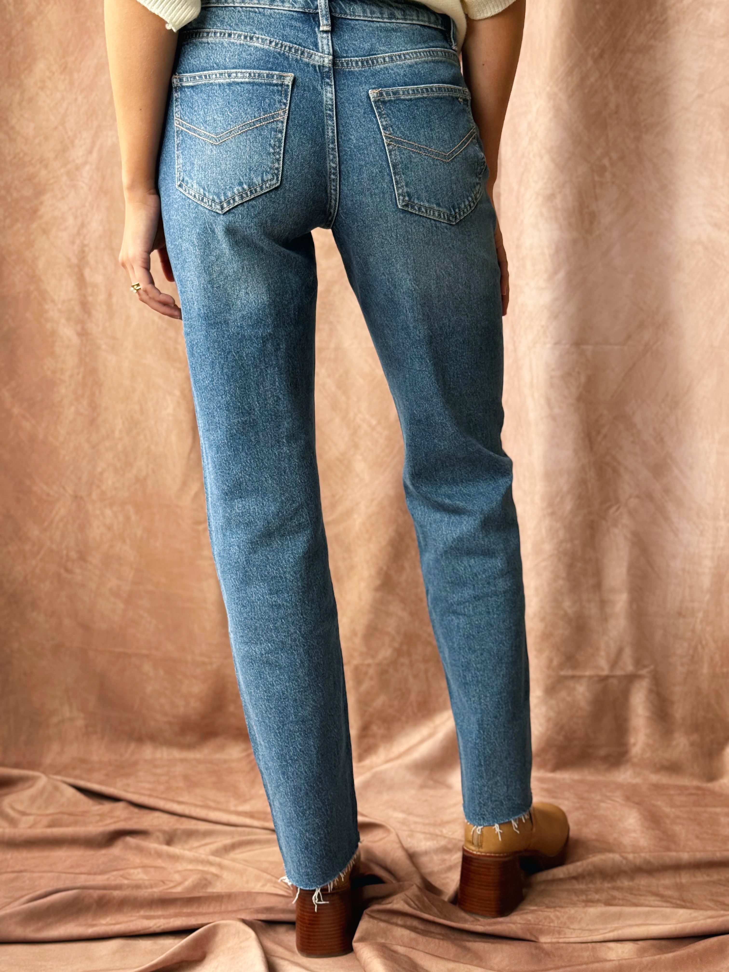 [MICA] Pookie Straight Leg Jean - LIGHT INDIGO