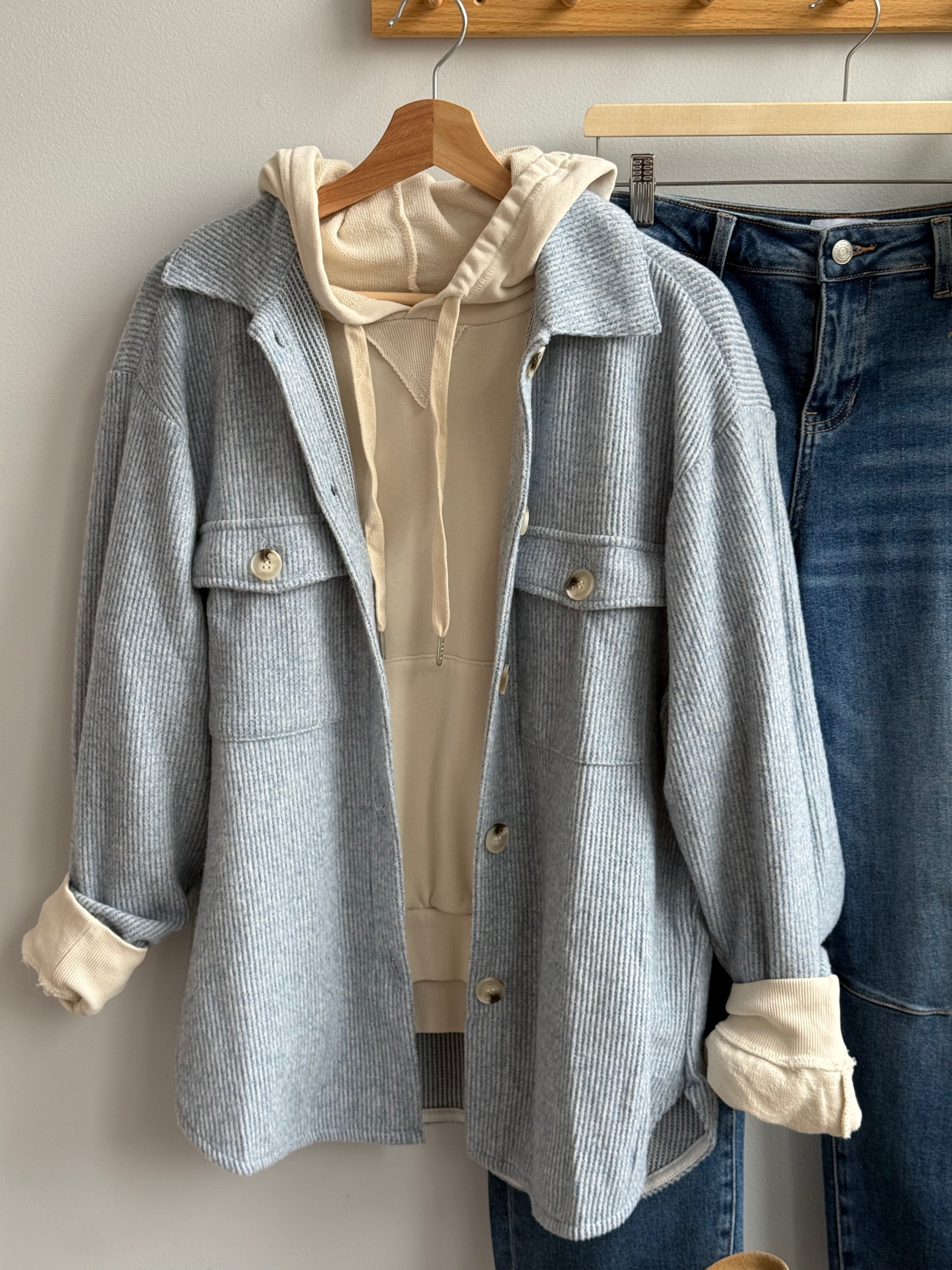 Chesapeake Shacket - DENIM BLUE