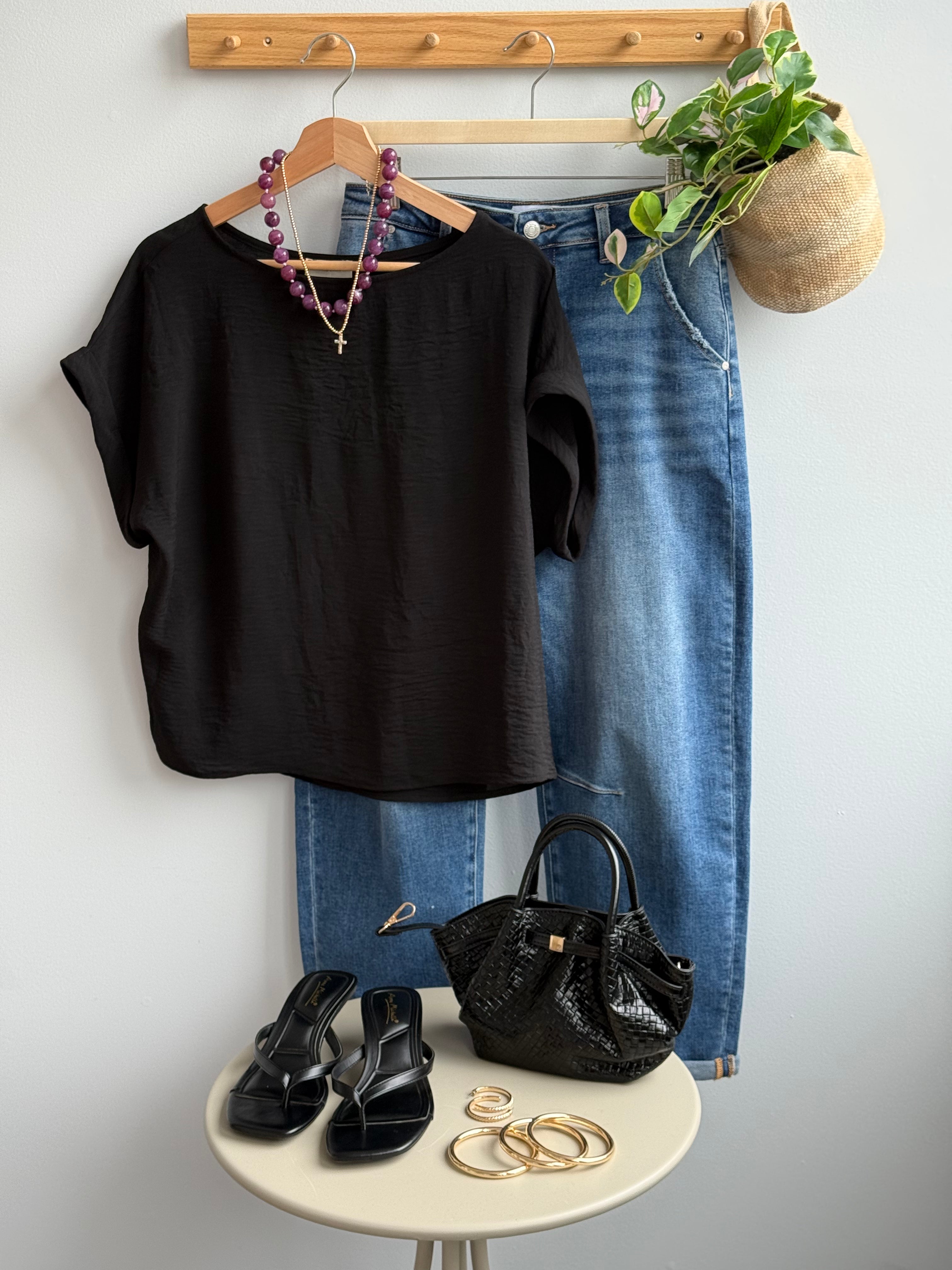 Amberly Top - BLACK