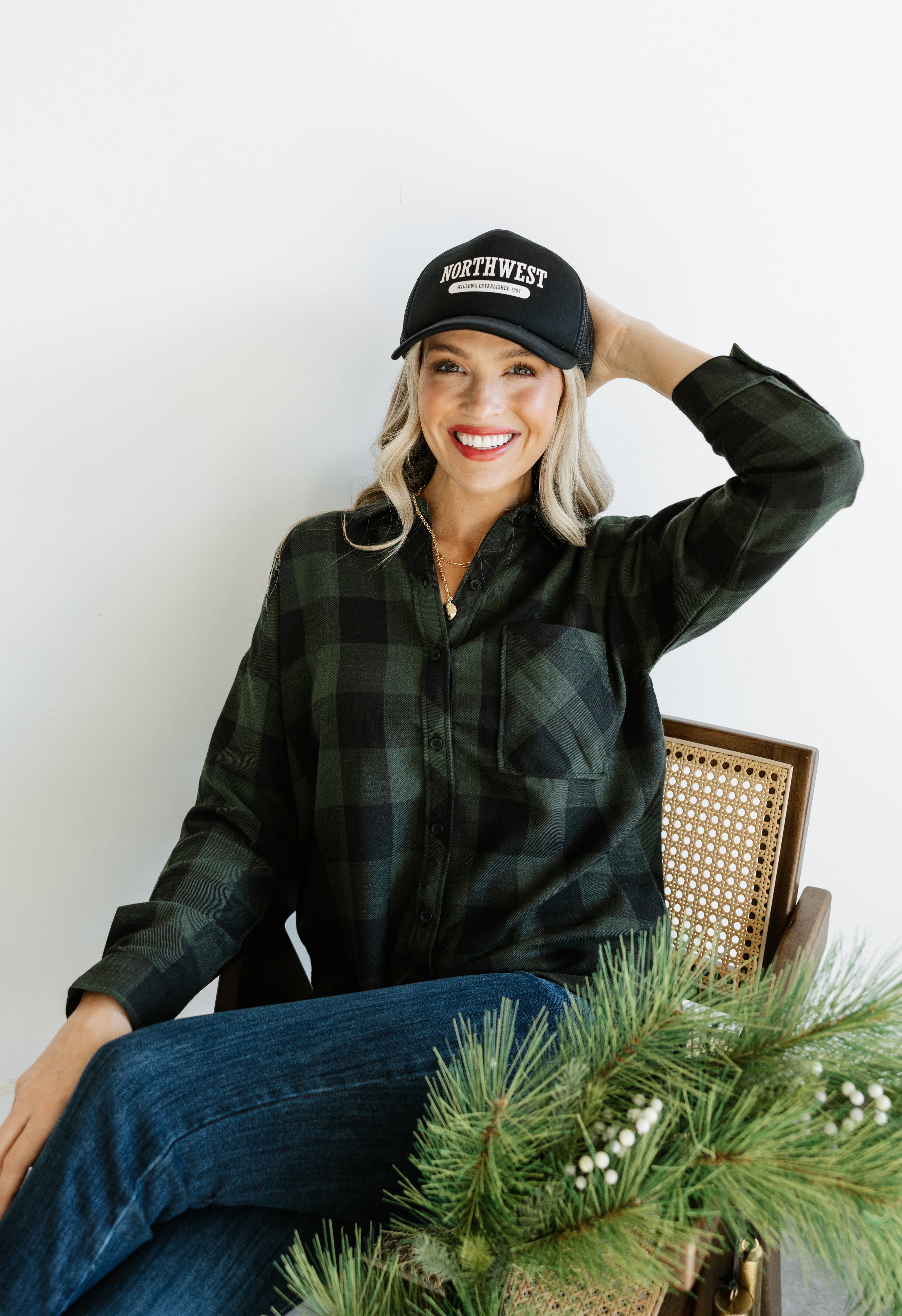 Evergreen Dreams Flannel - HUNTER