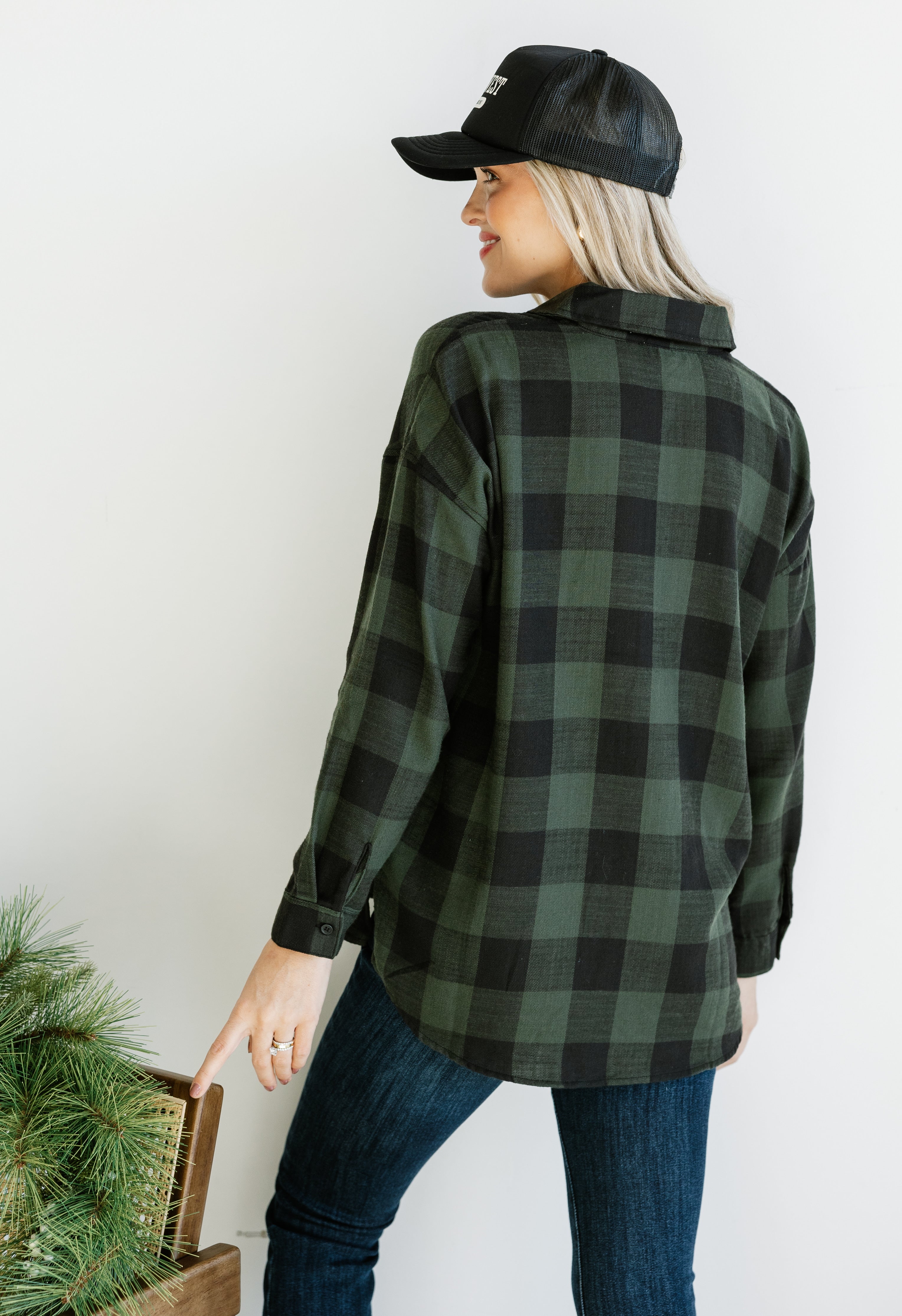 Evergreen Dreams Flannel - HUNTER