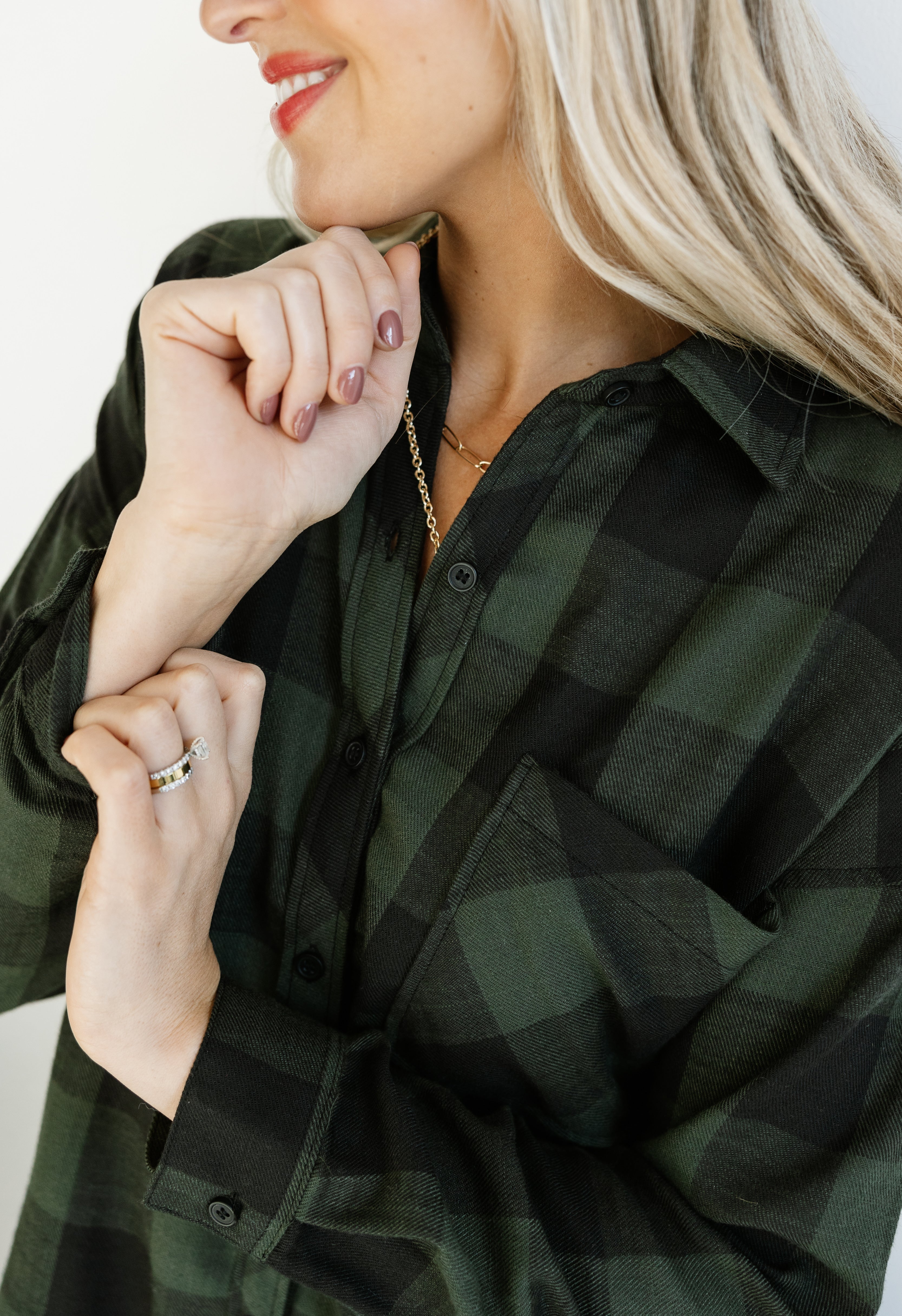 Evergreen Dreams Flannel - HUNTER