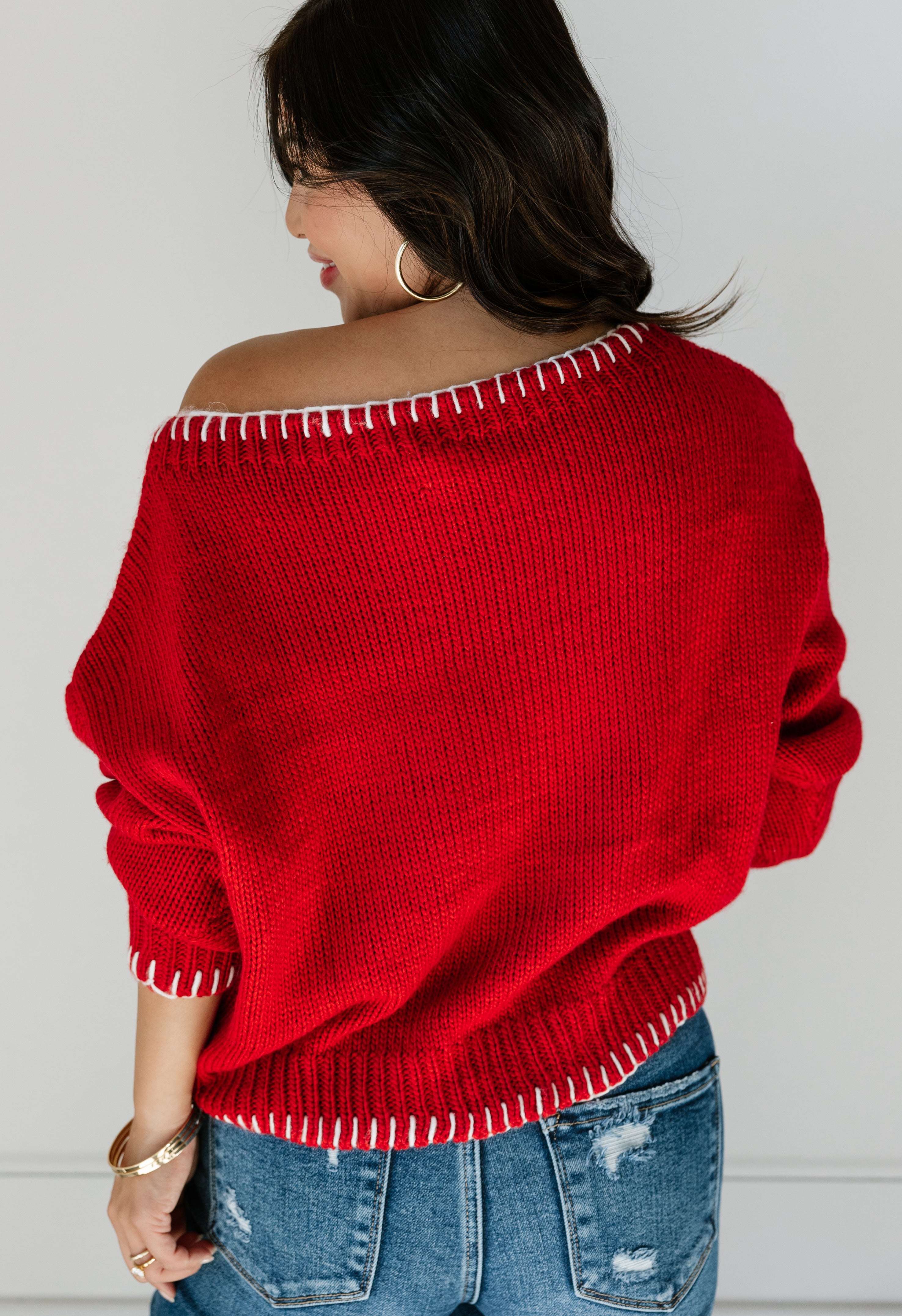 Winter Cheer Sweater - RED