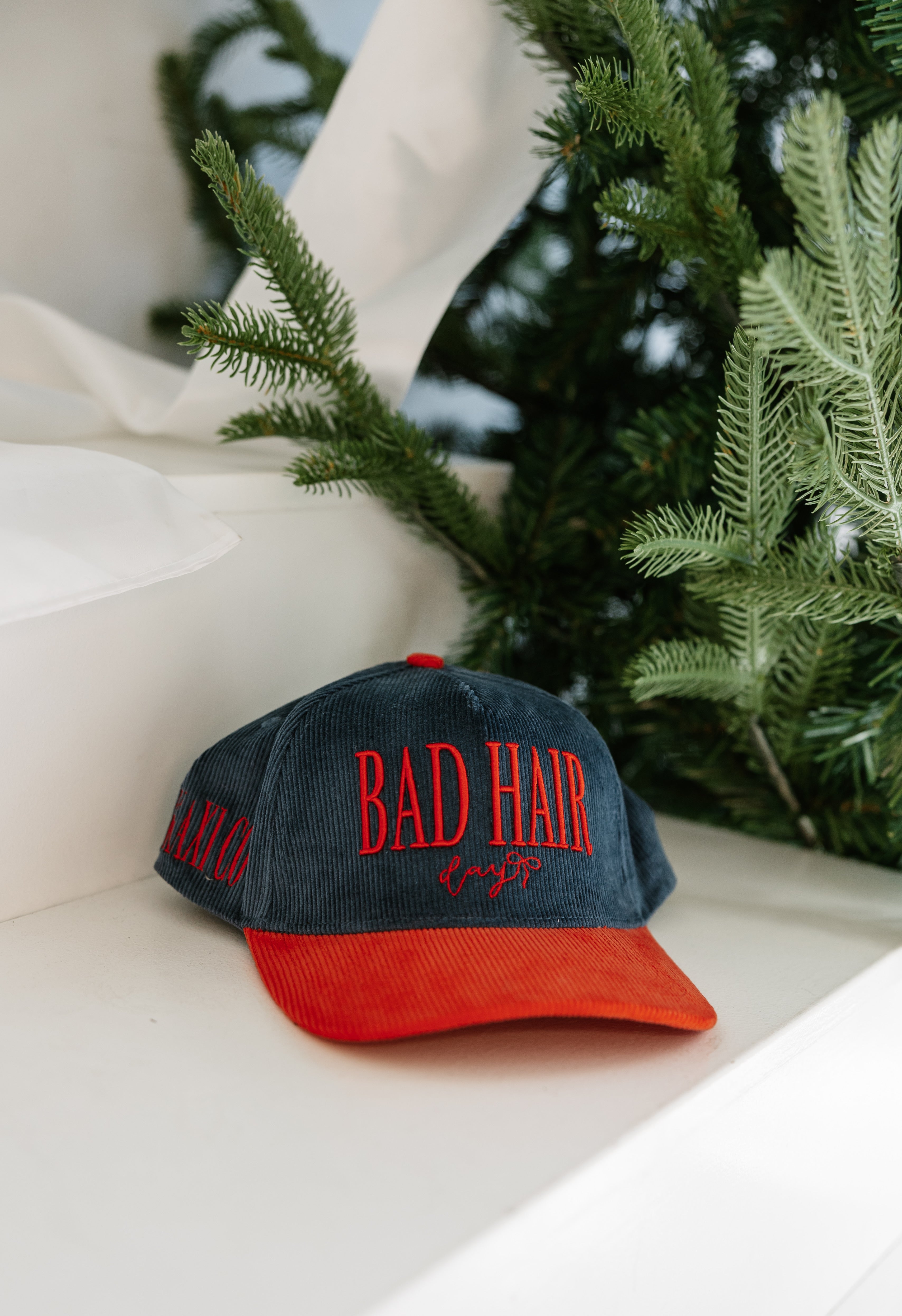 Bad Hair Day Hat - BLUE/RED