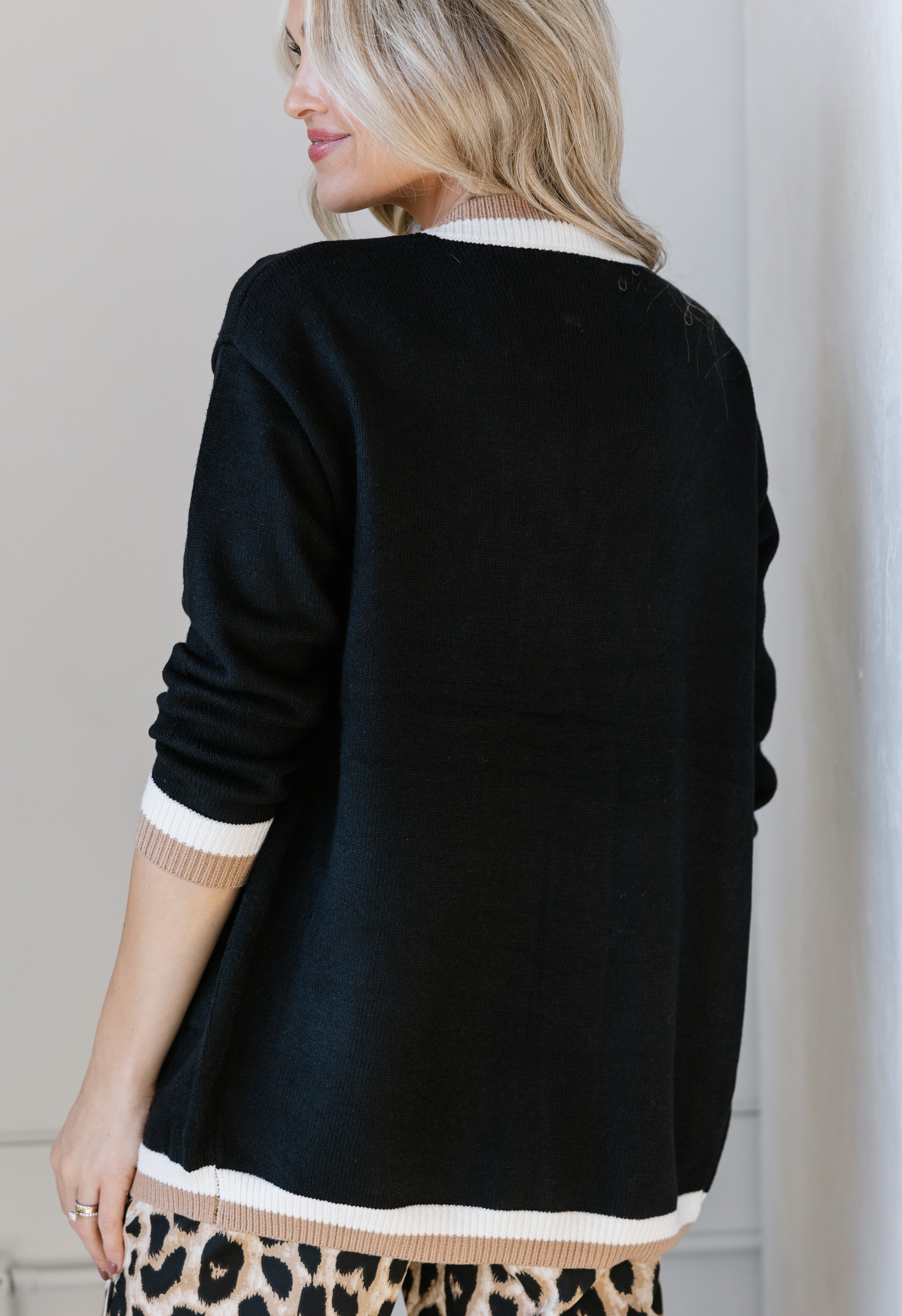 Juno Cardigan - BLACK