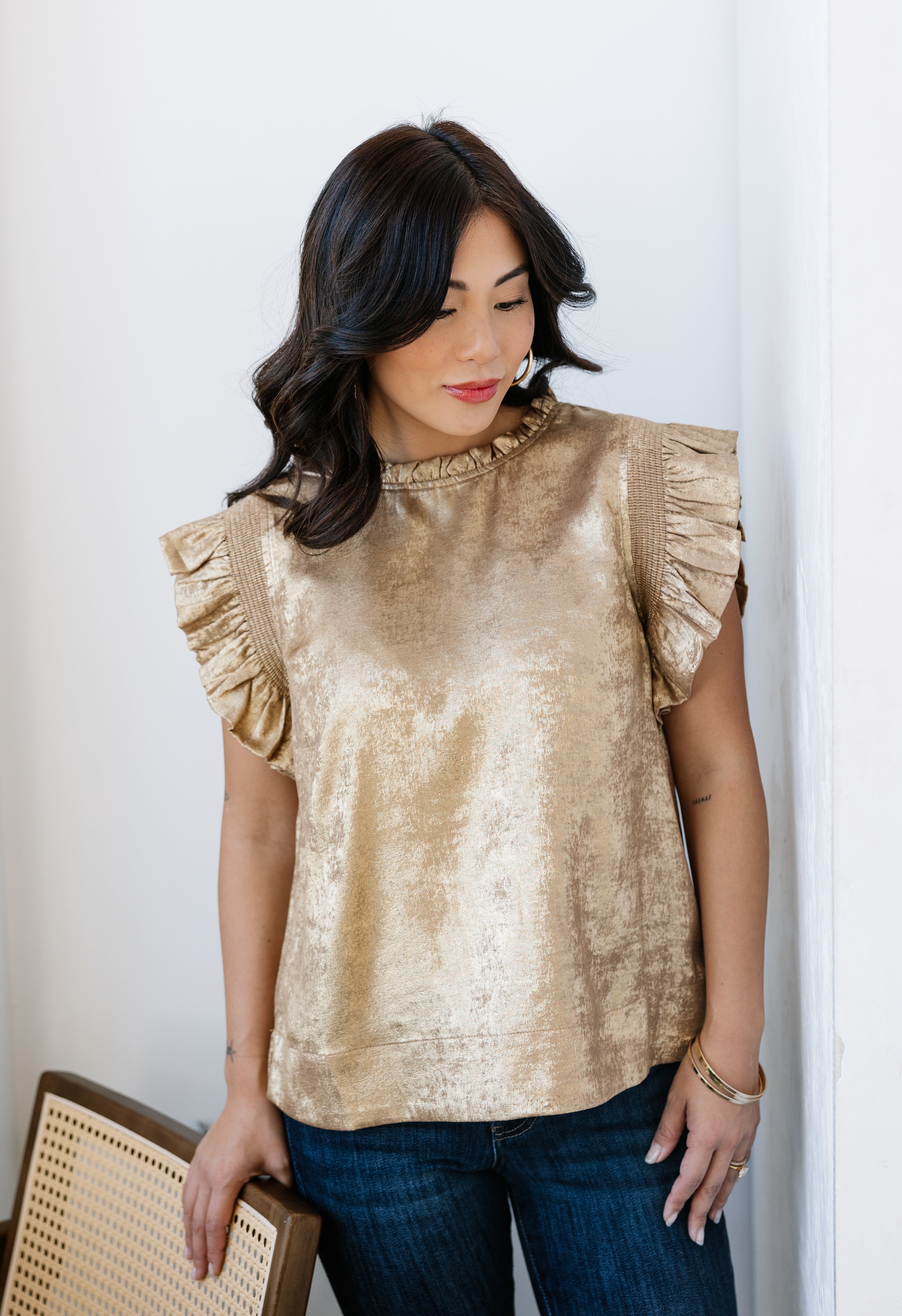 North Star Blouse - GOLD