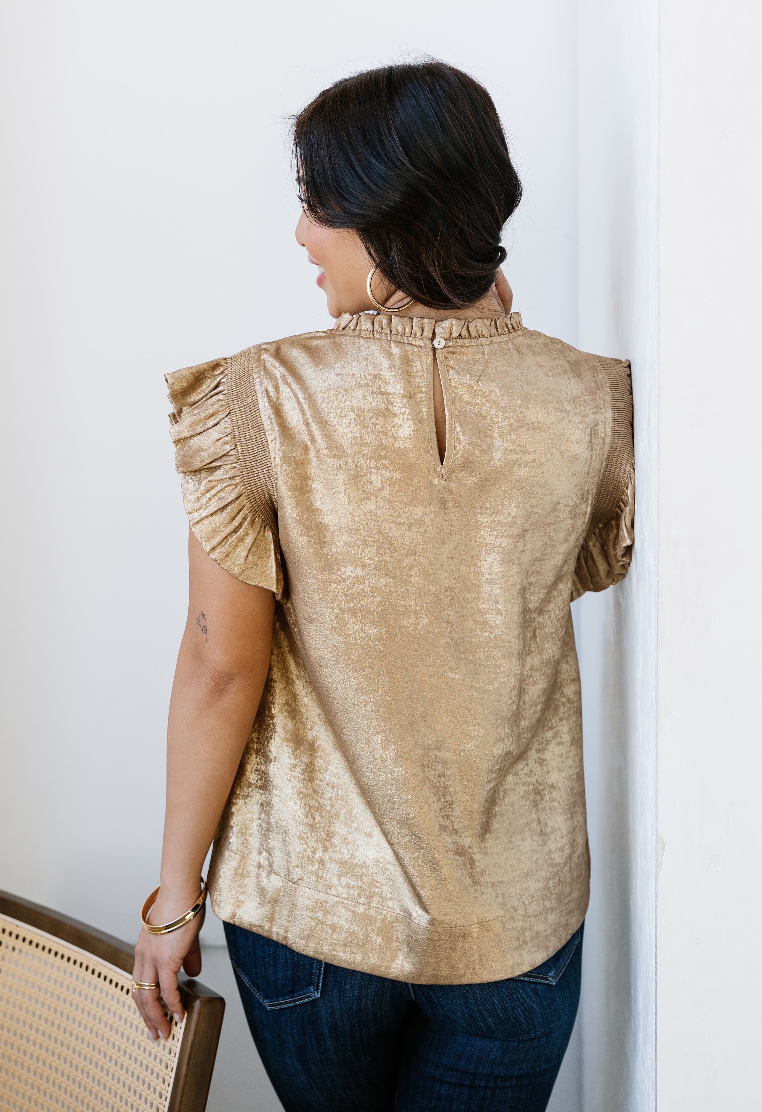 North Star Blouse - GOLD