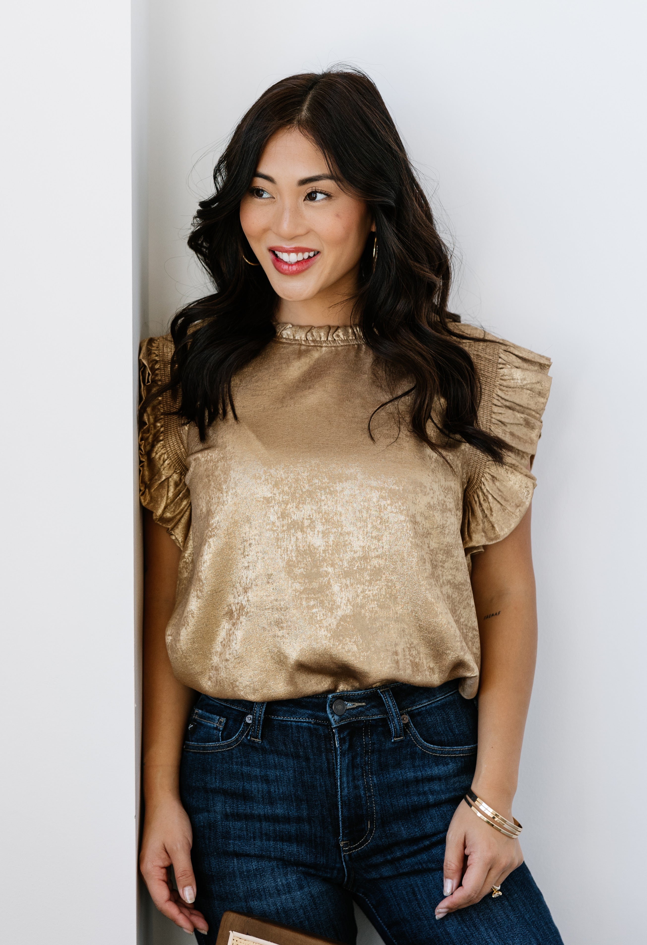 North Star Blouse - GOLD