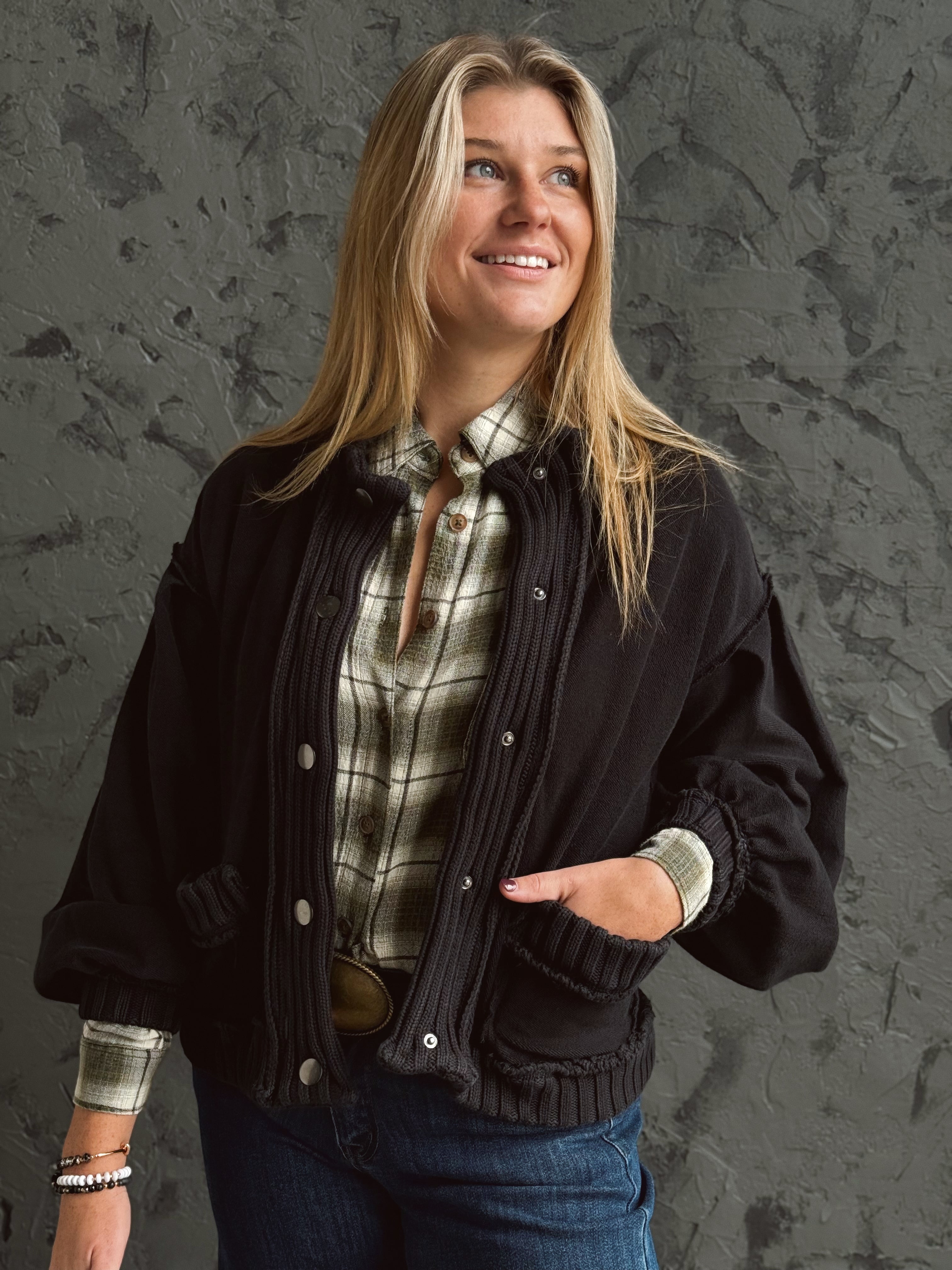 Daydream Cardigan - BLACK