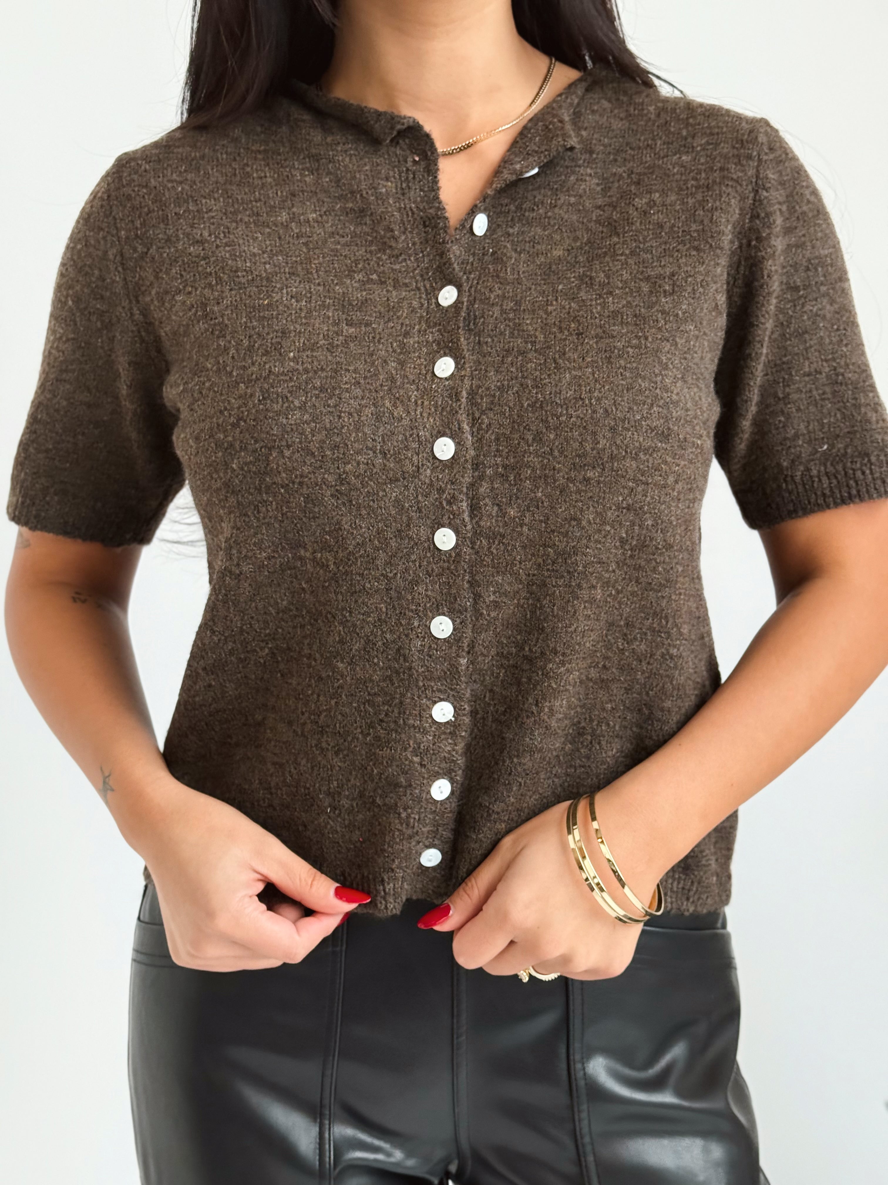 Allie Cardigan - ESPRESSO
