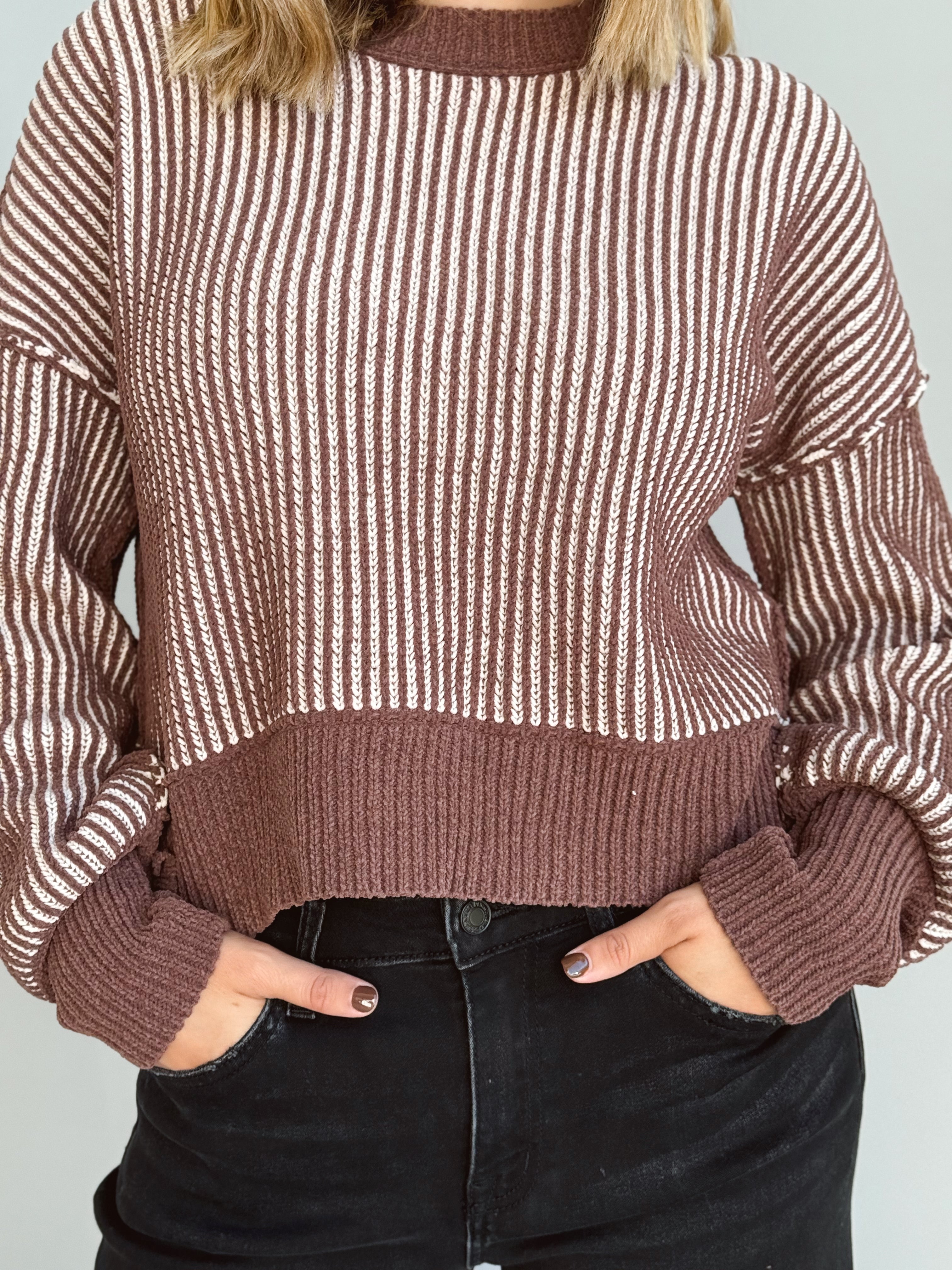 Melanie Sweater - CHOCOLATE