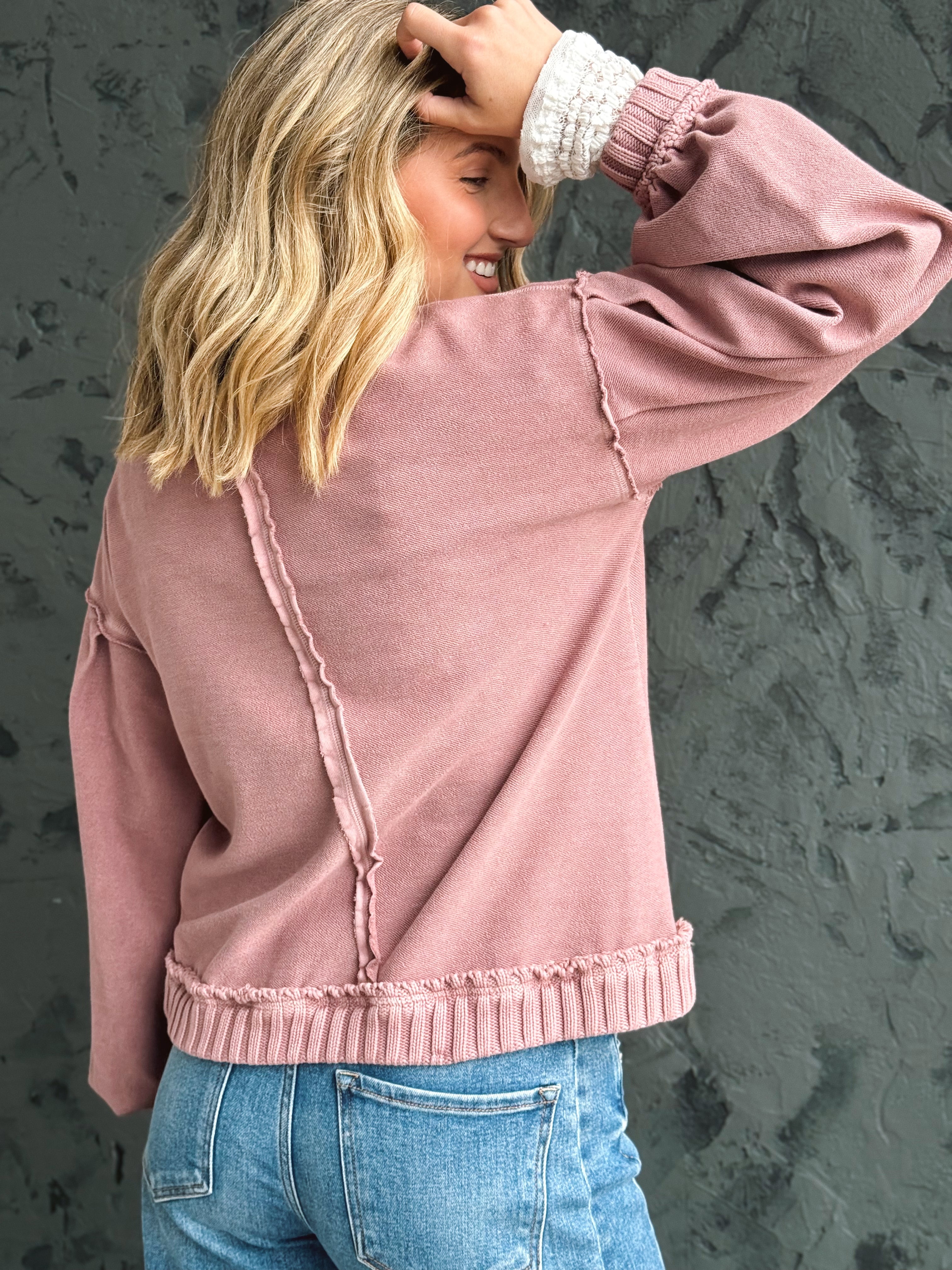 Daydream Cardigan - VINTAGE MAUVE