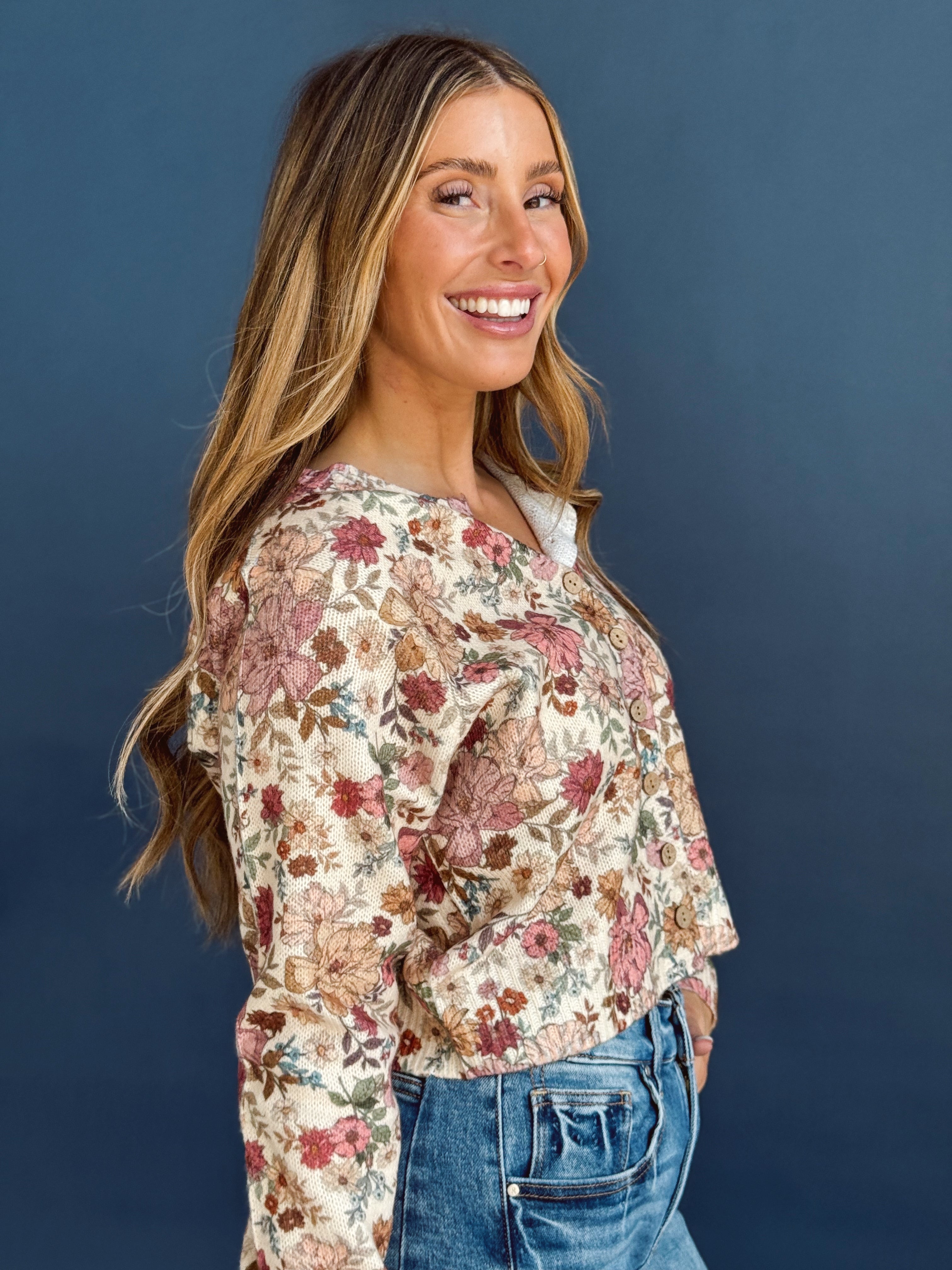 Magnolia Cardigan - CLAY ROSE