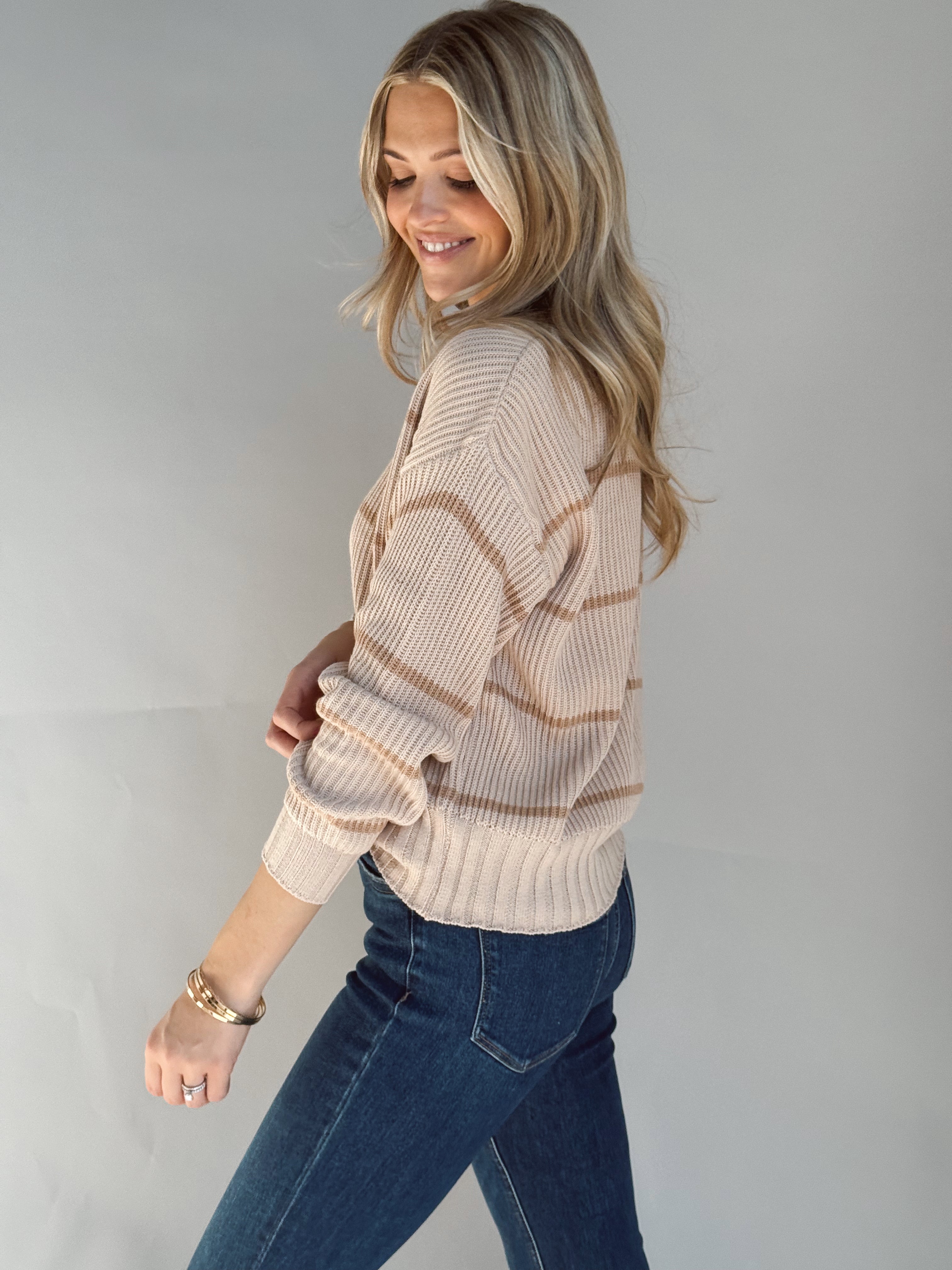 Toasted Oat Pullover - OATMEAL/BROWN