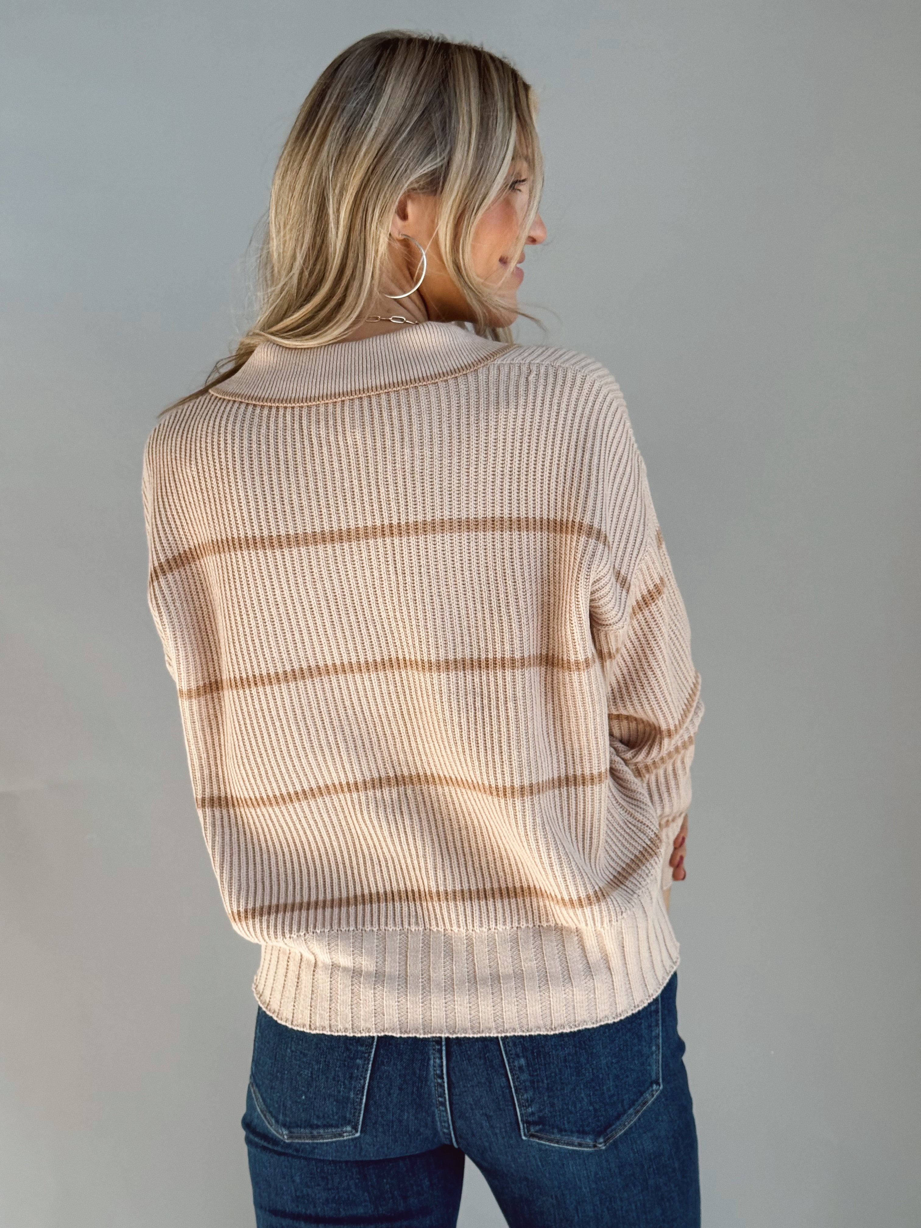 Toasted Oat Pullover - OATMEAL/BROWN