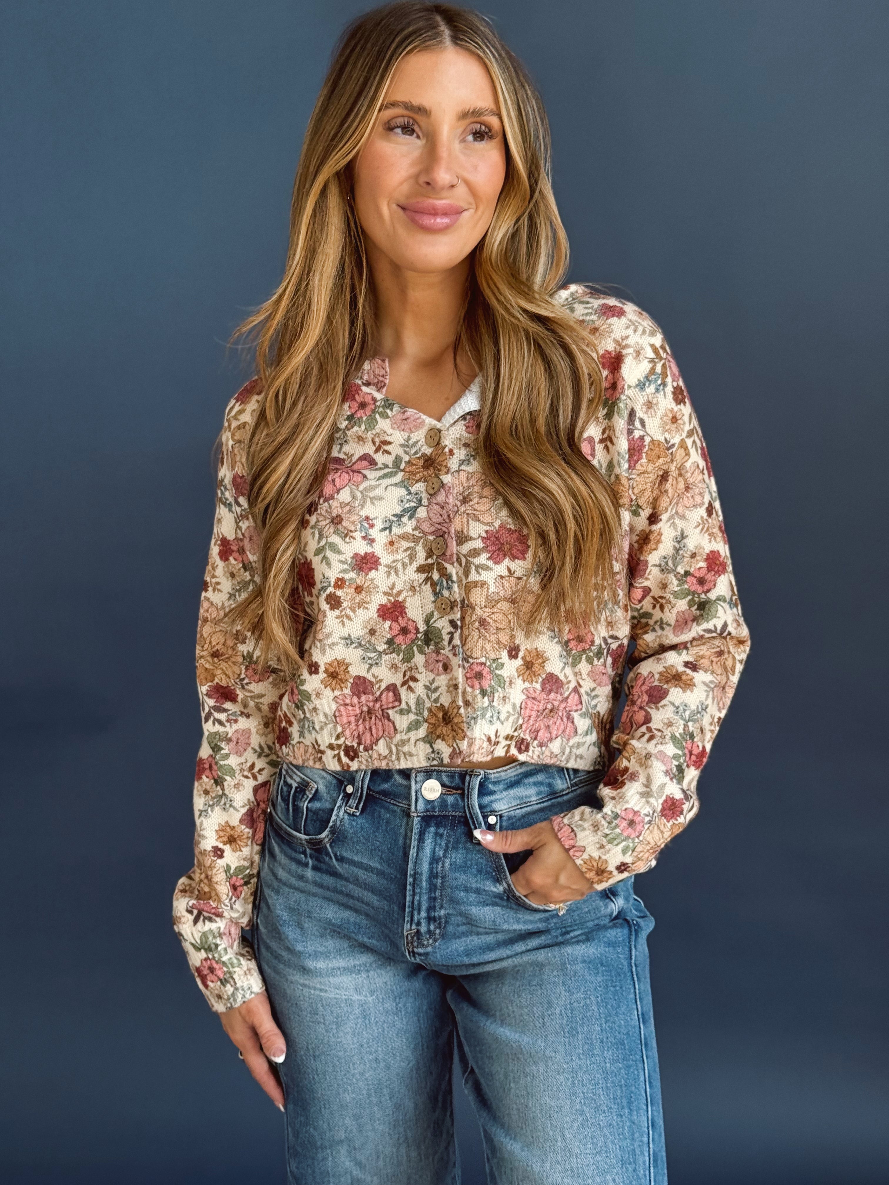 Magnolia Cardigan - CLAY ROSE