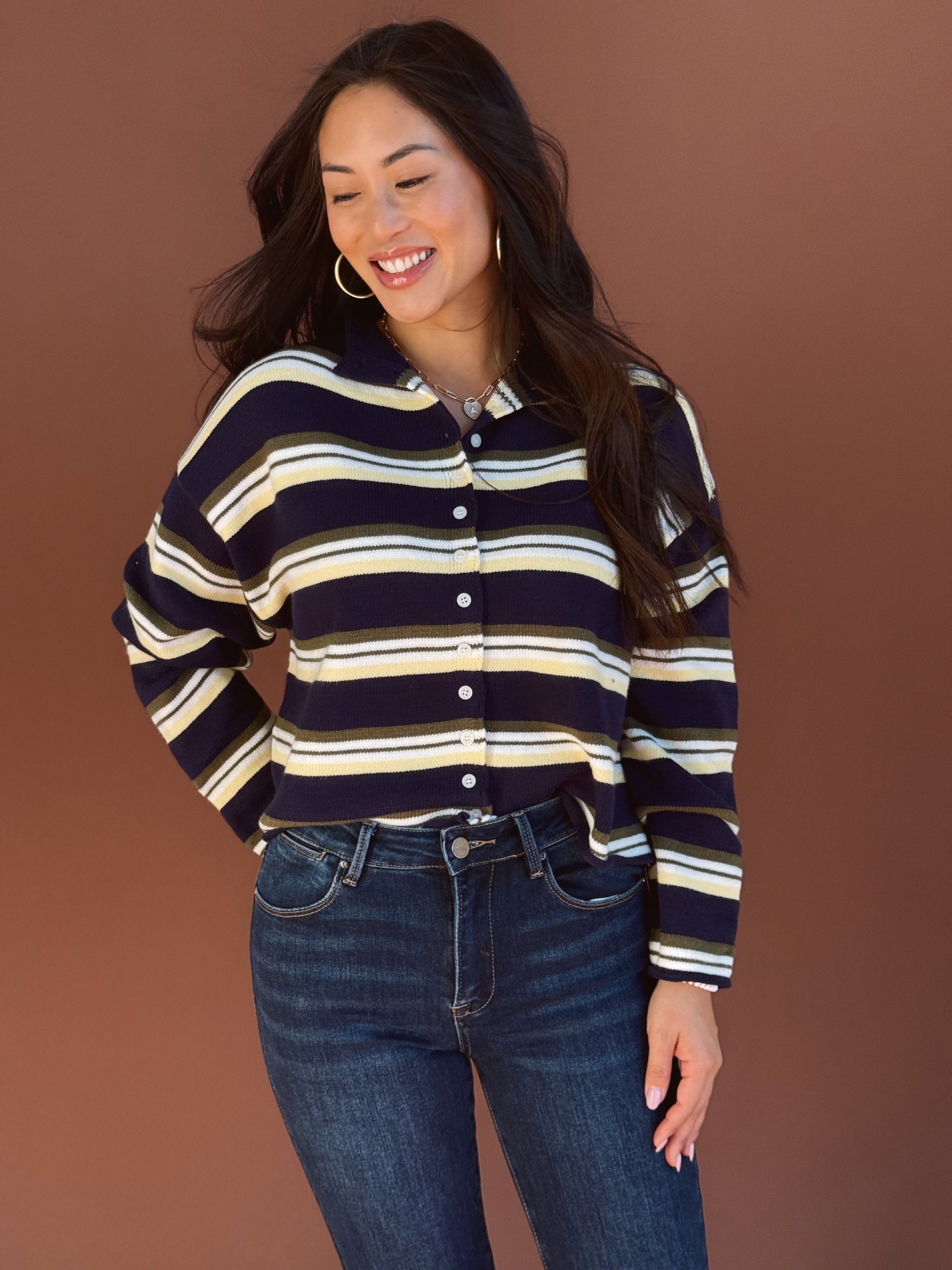 Anders Cardigan - NAVY