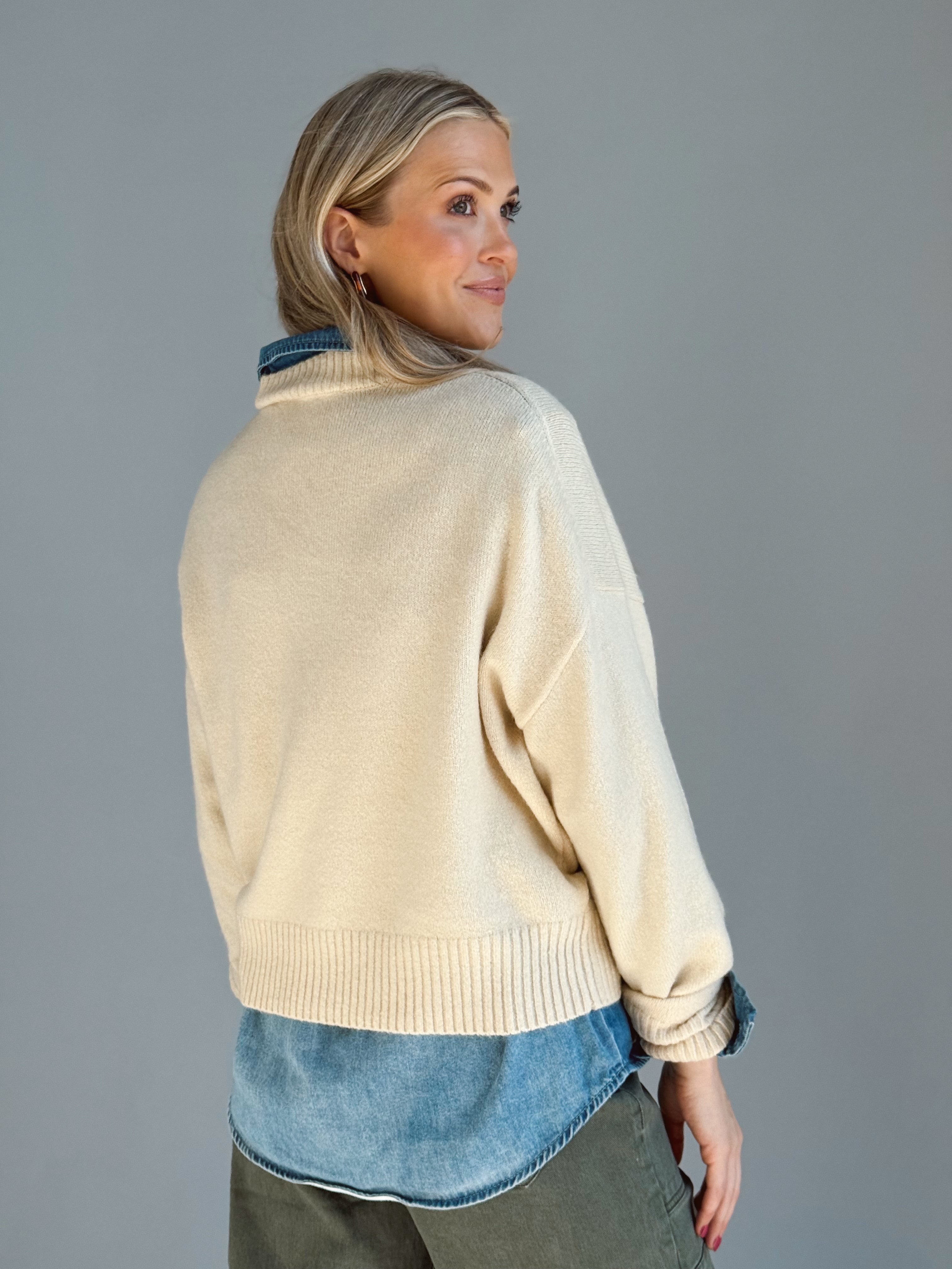 Chai Cream Sweater - ALPACA