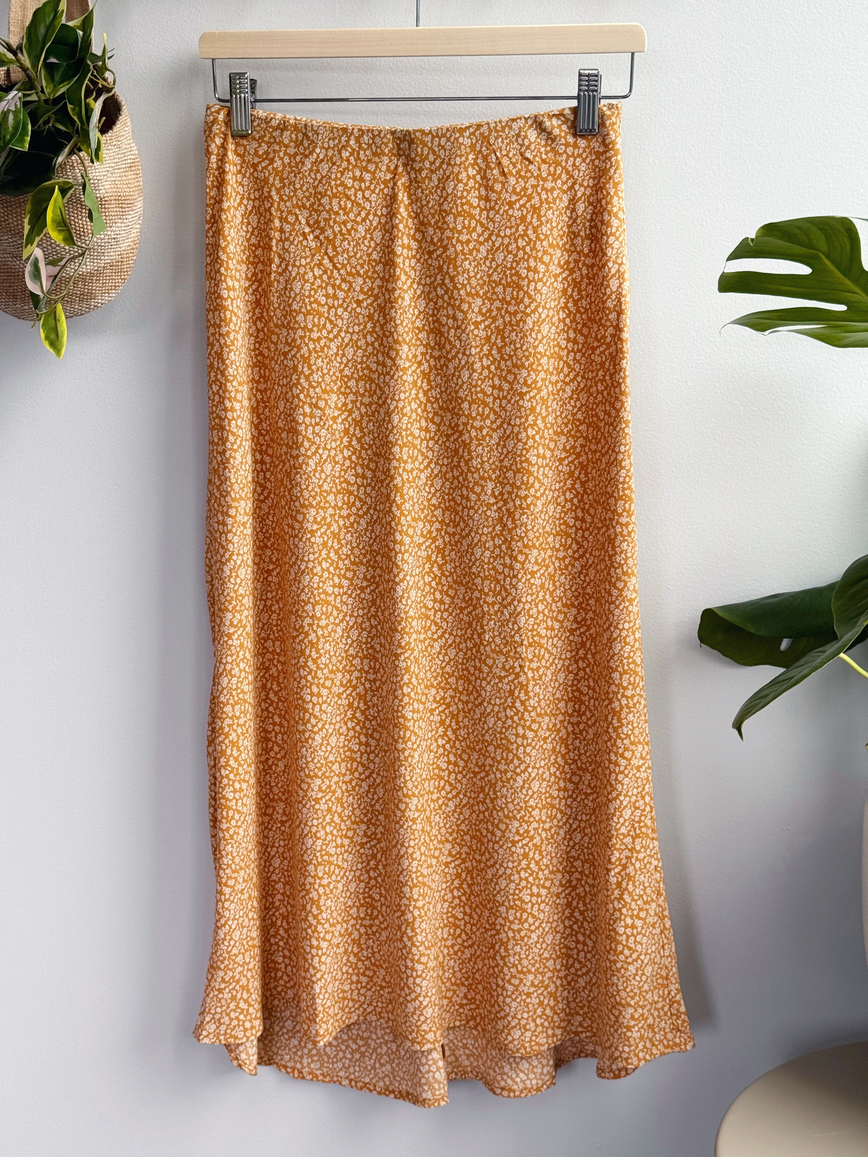 Adelynn Skirt - BUTTERSCOTCH - willows clothing MIDI SKIRT