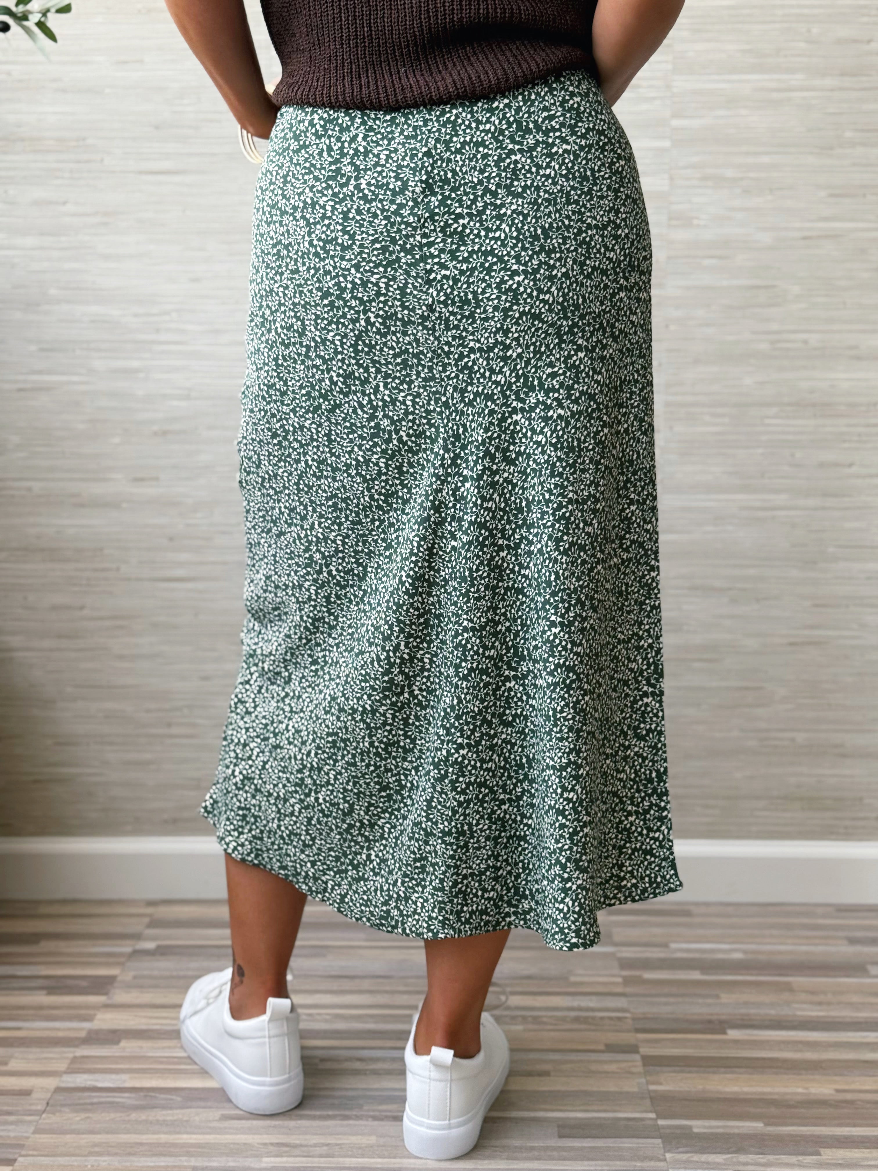 Adelynn Skirt - WINTER FOREST - willows clothing MIDI SKIRT