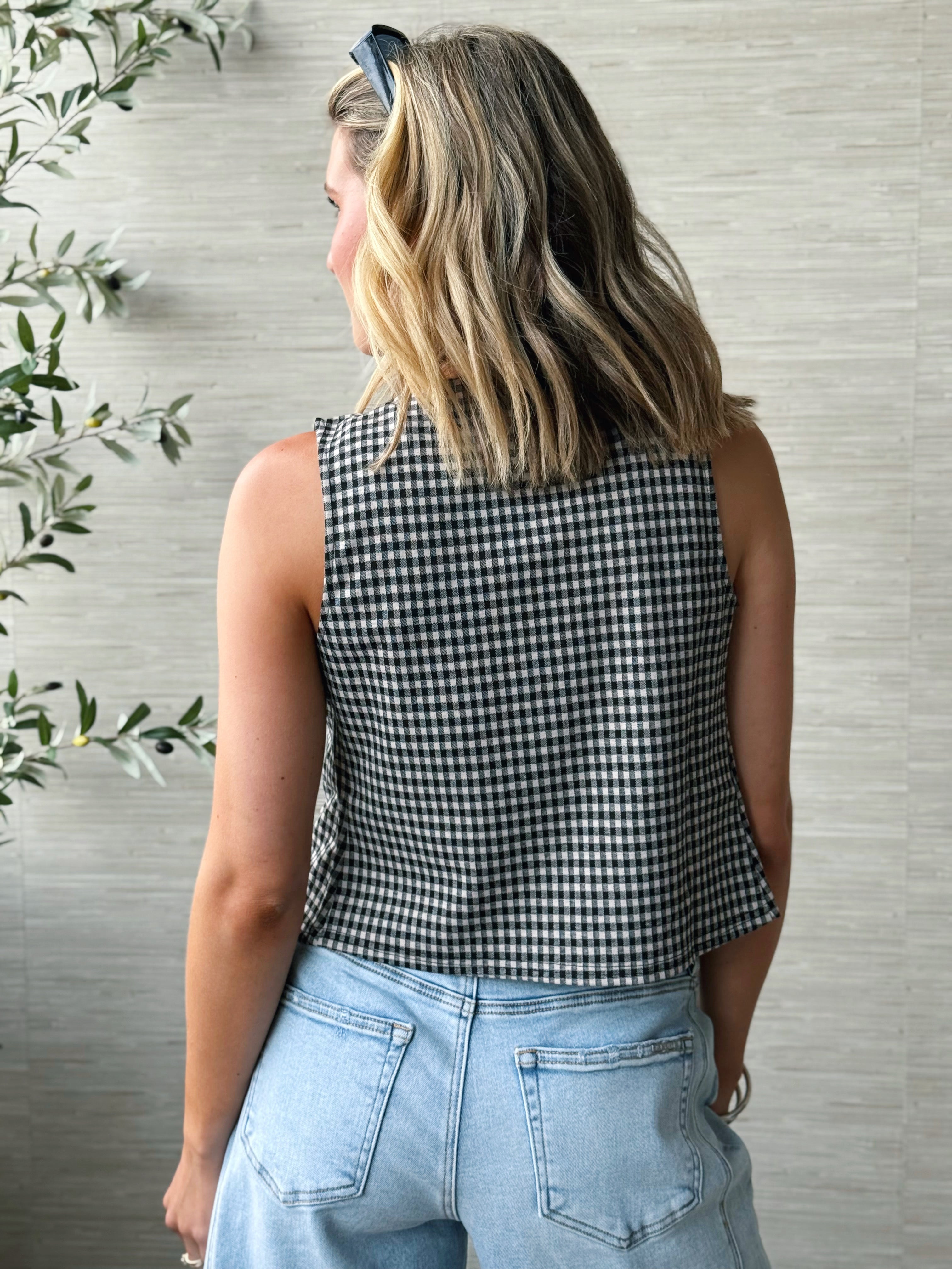 Alison Top - BLACK - willows clothing TANKS