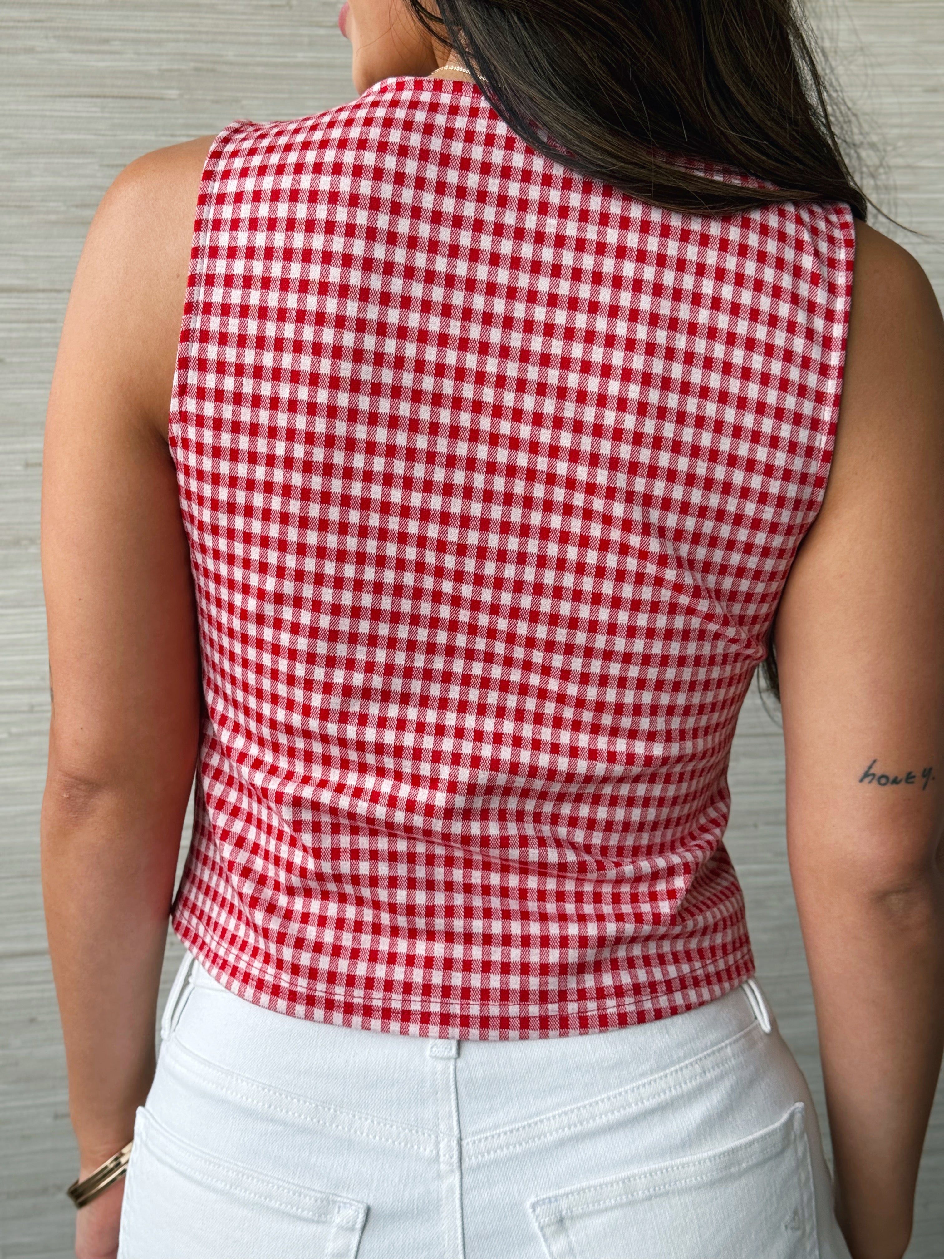 Alison Top - TOMATO - willows clothing BLOUSE