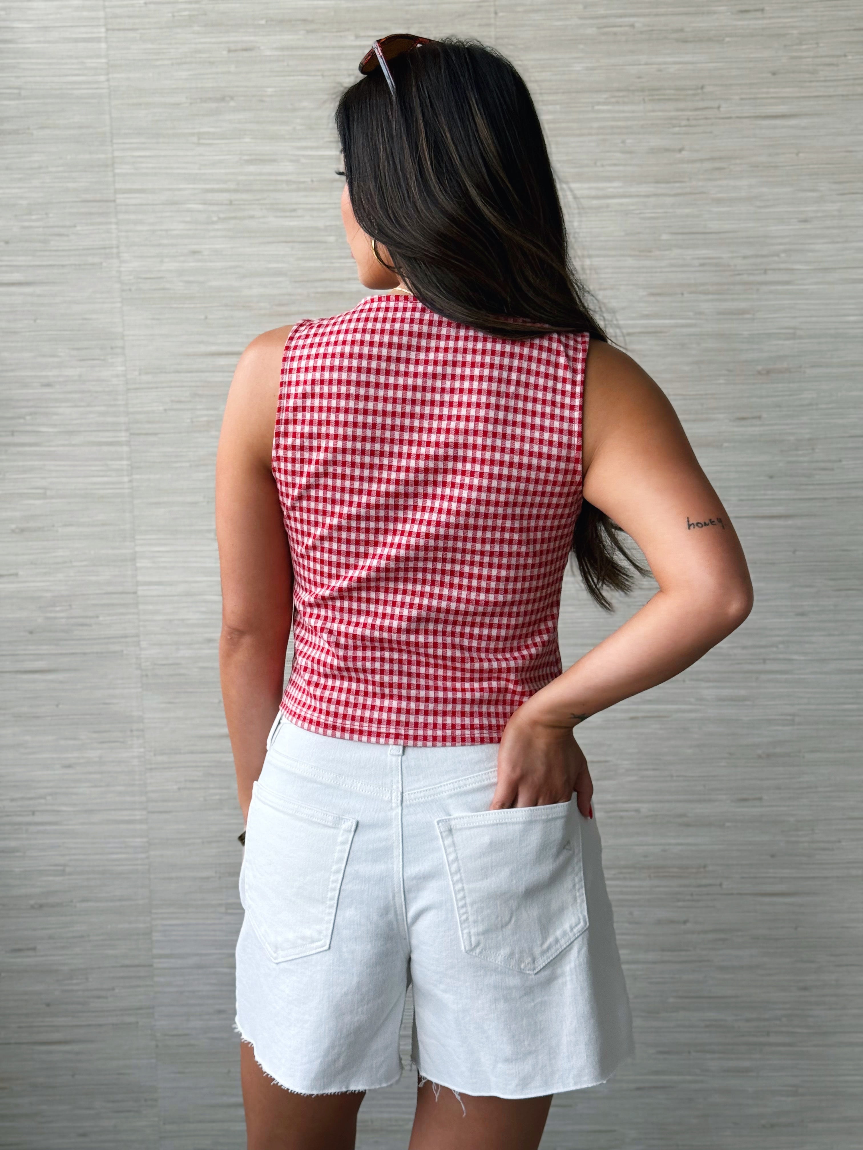 Alison Top - TOMATO - willows clothing BLOUSE