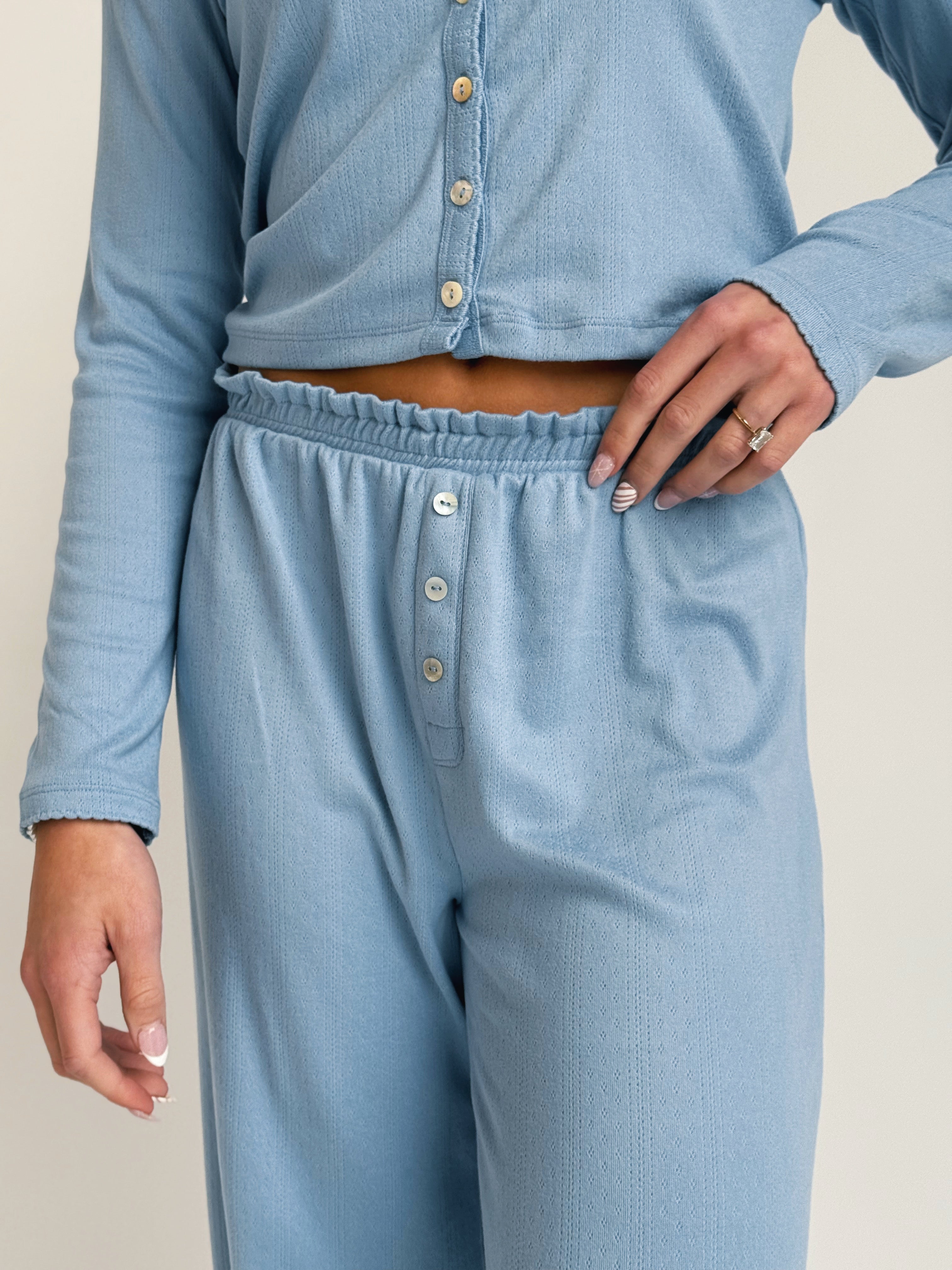 Always Forever Pajama Pant - BLUE DREAM - willows clothing PAJAMA PANTS