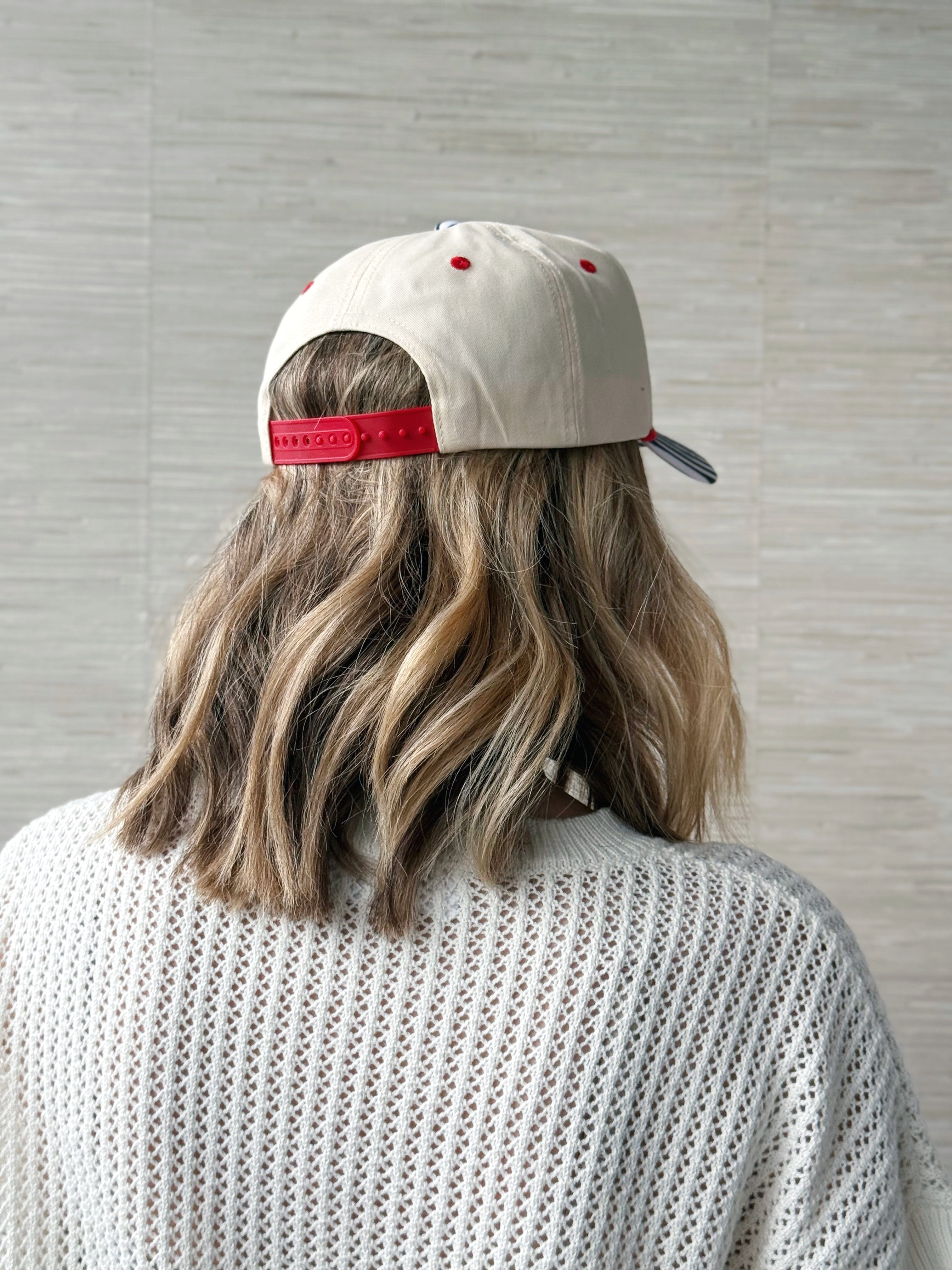 America Striped Cap - willows clothing HAT