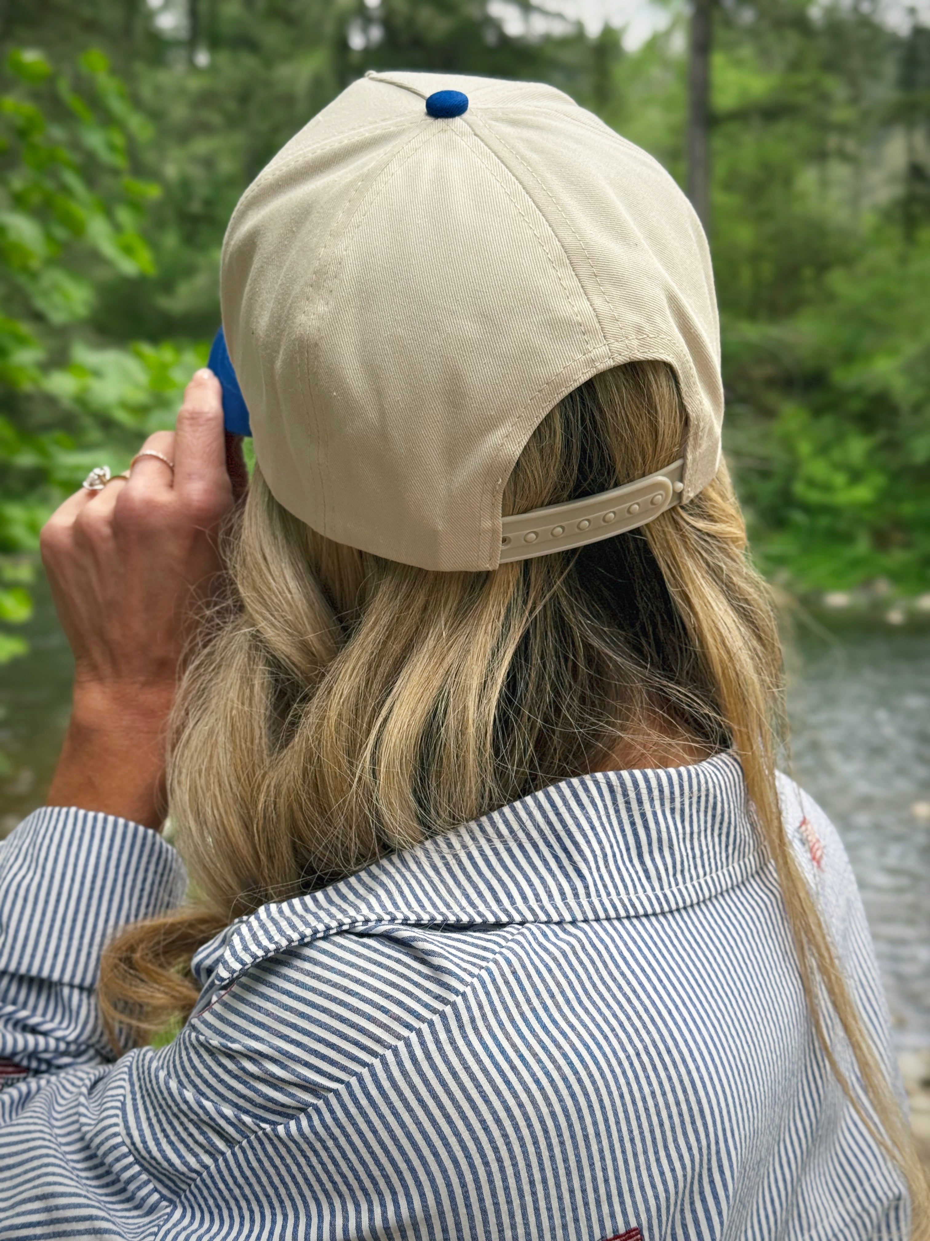 American Honey Hat - COBALT - willows clothing HAT