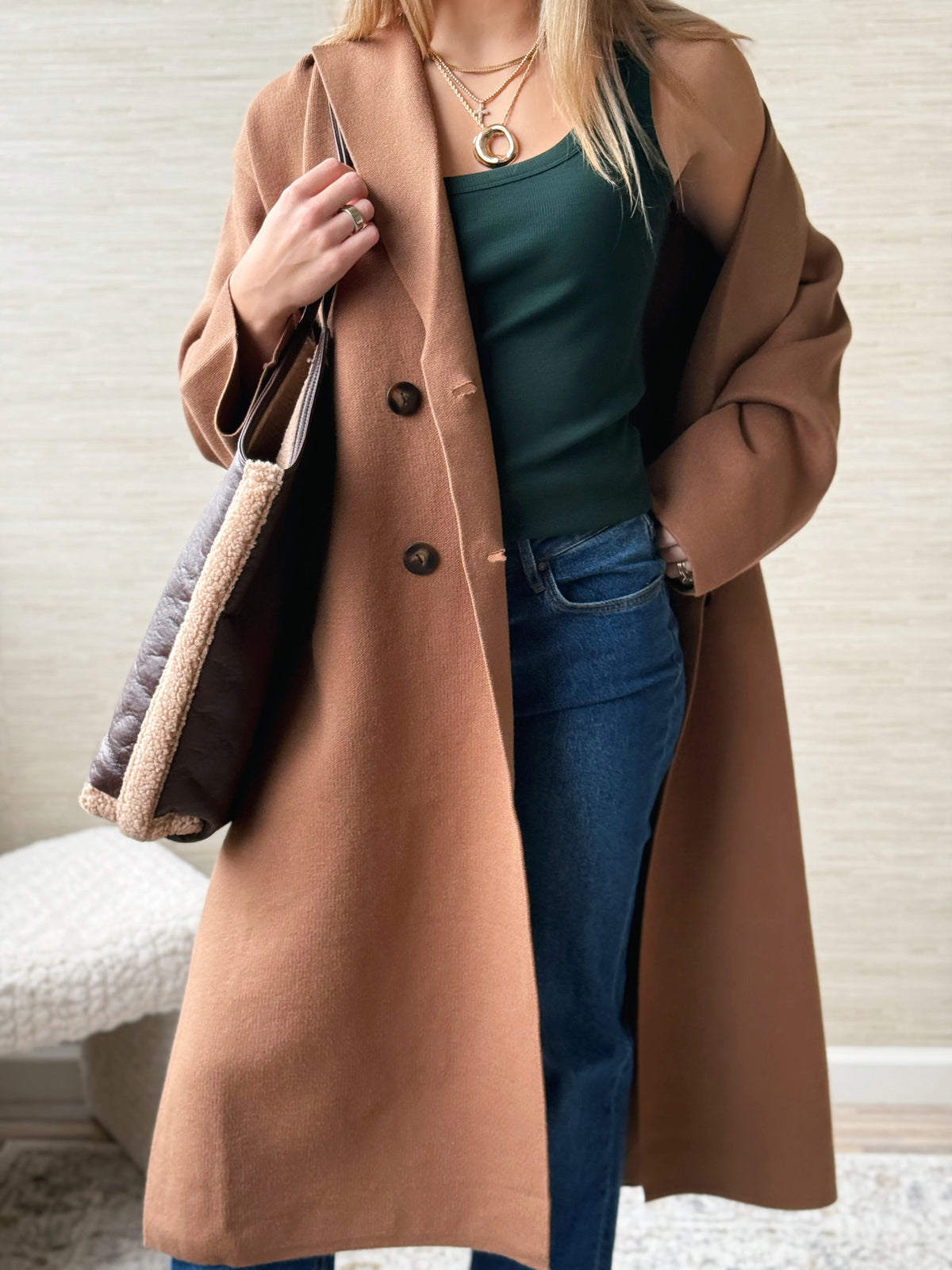 Anne Marie Jacket - CHOCOLATE BROWN - willows clothing JACKET