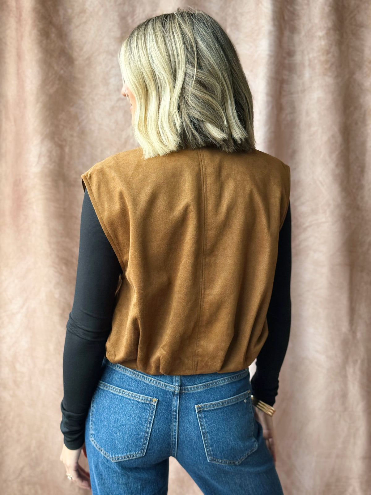 Applewood Vest - CAMEL - willows clothing VEST