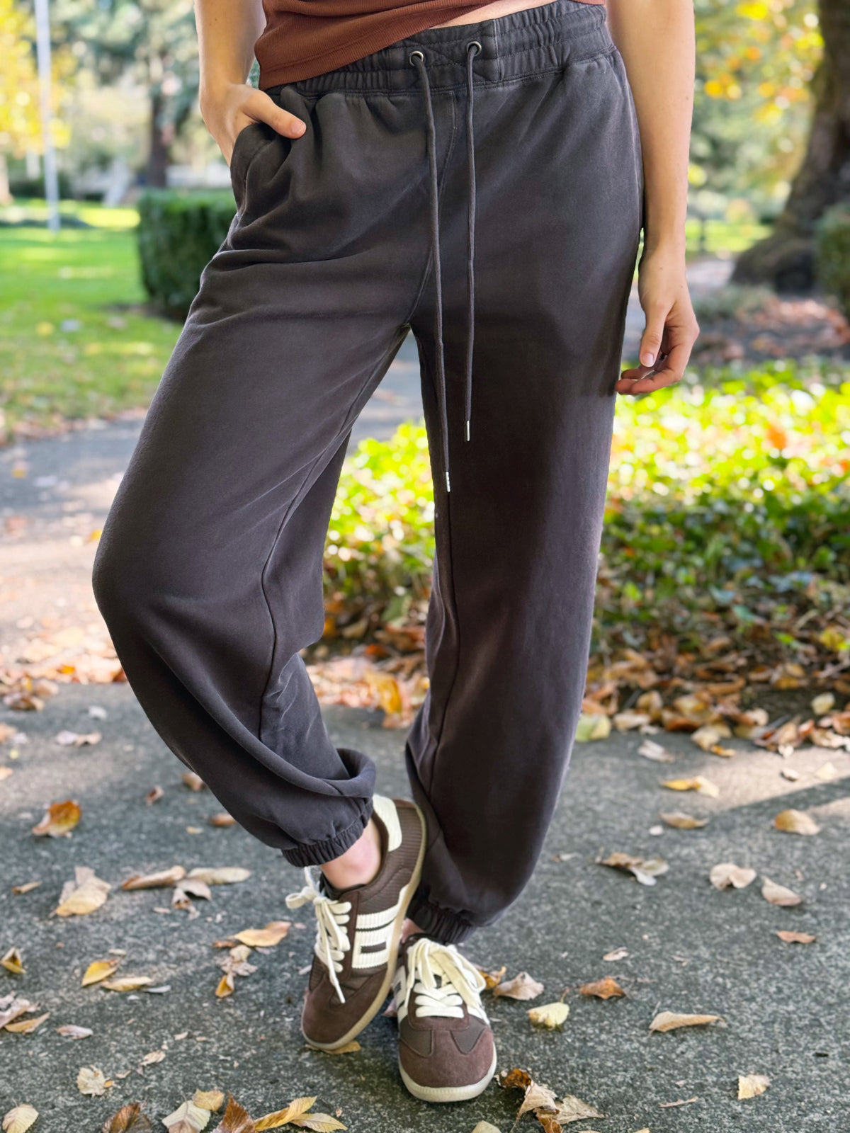 Ashlie Joggers - ESPRESSO - willows clothing Sweatpants