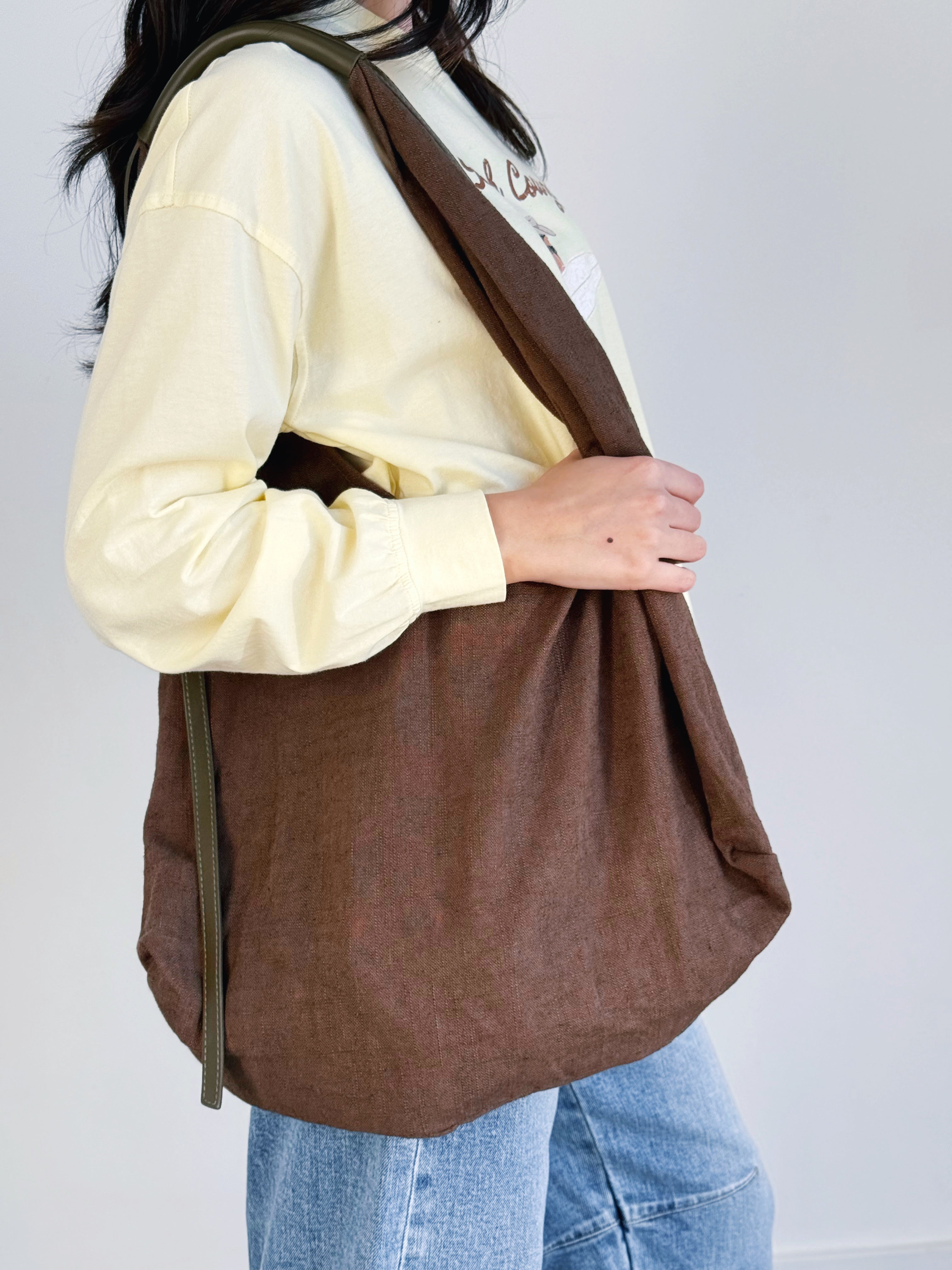 Athena Tote Bag - OLIVE - willows clothing TOTE