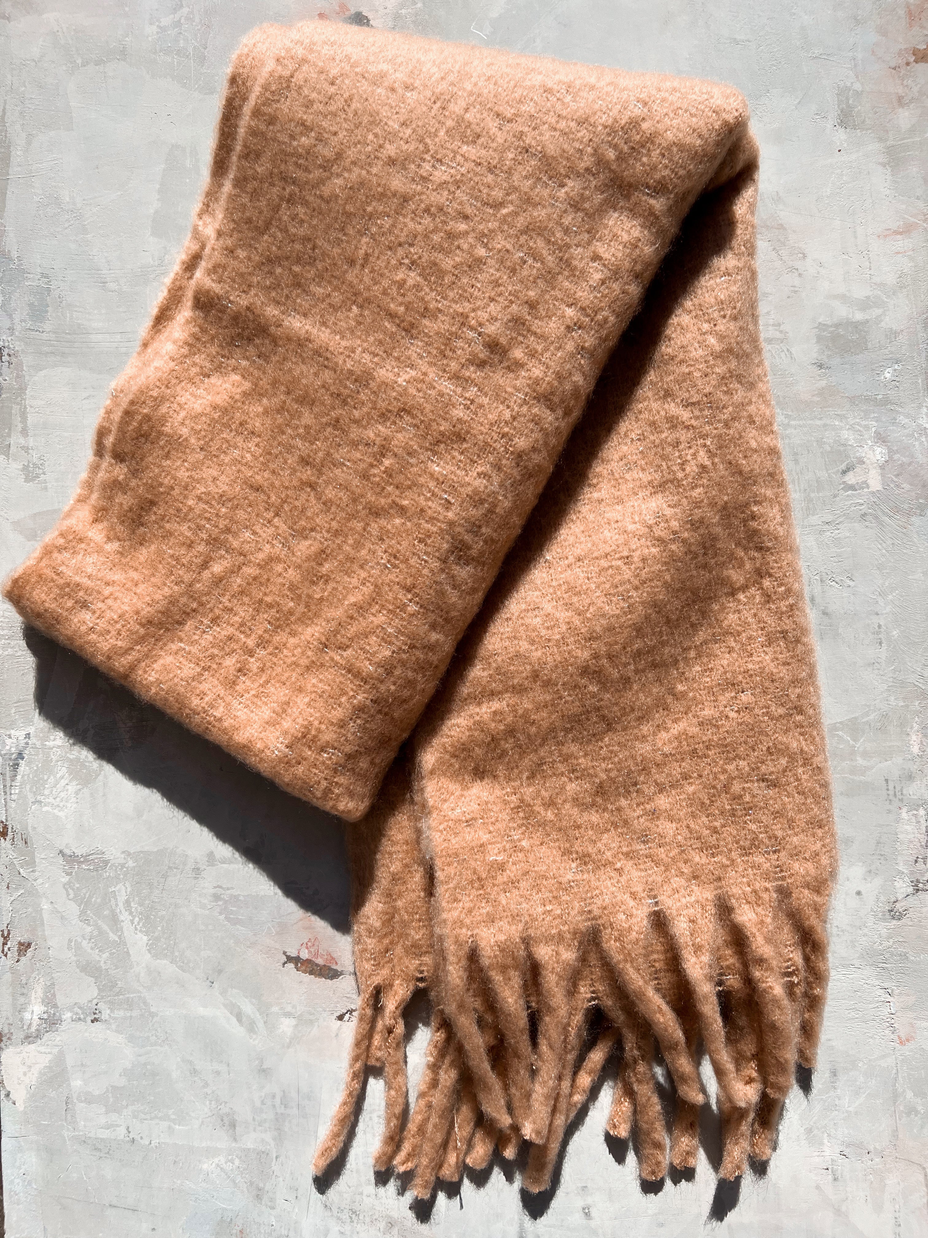 Autumn Scarf - CAMEL - willows clothing Scarves