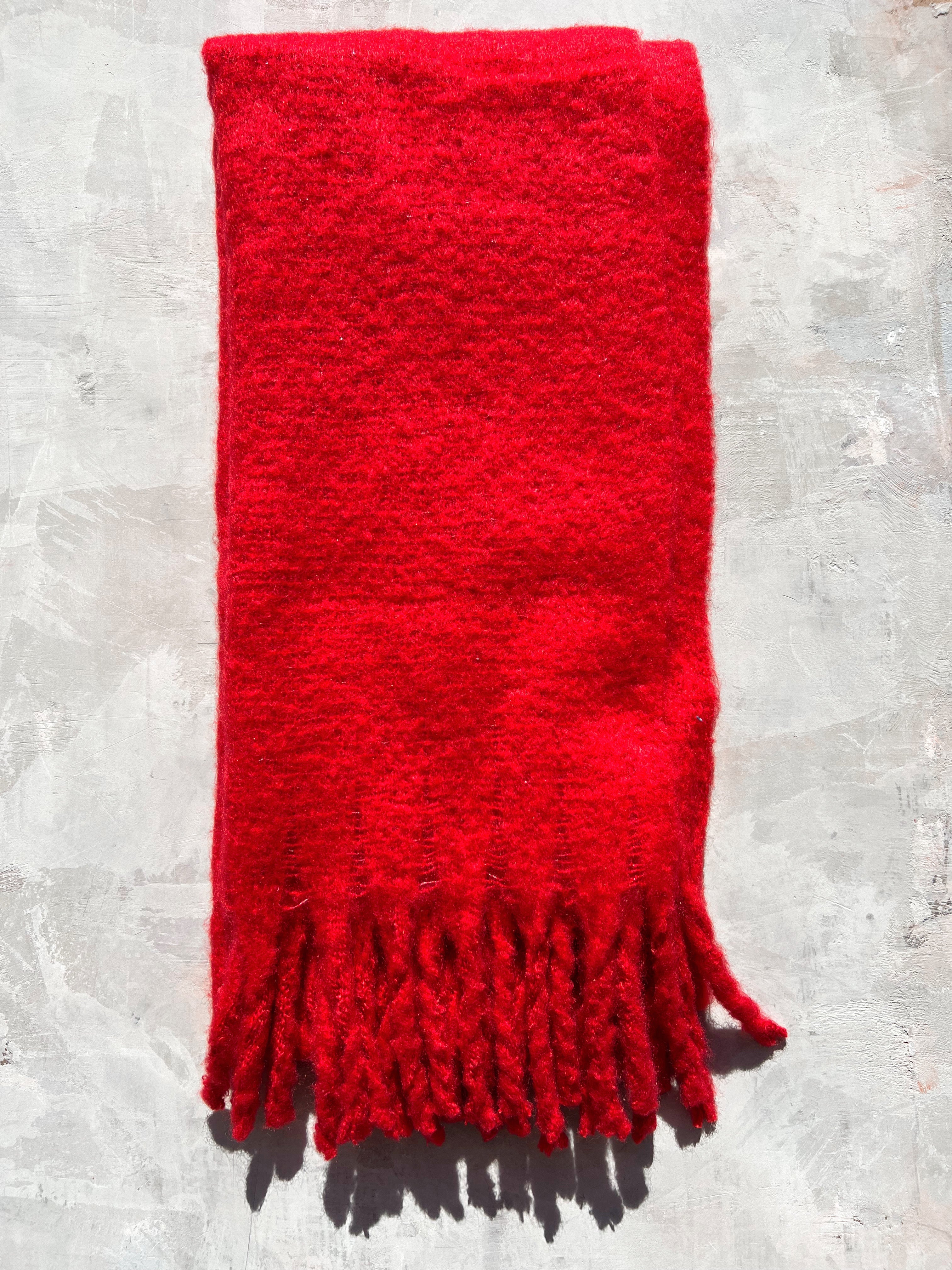 Autumn Scarf - RED - willows clothing Scarves