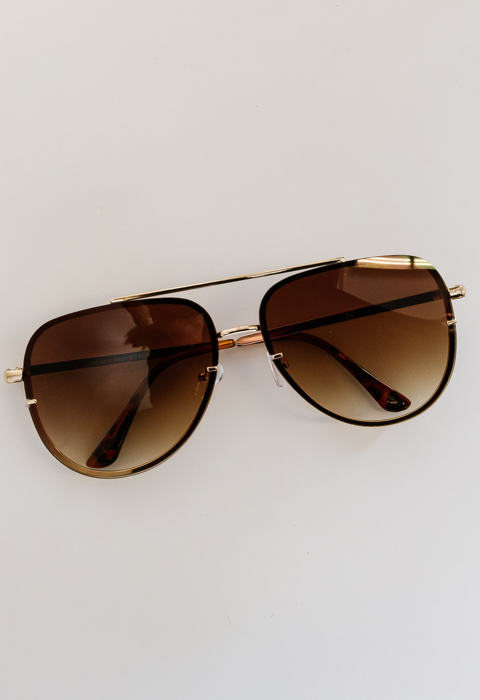 Aviator Sunglasses - BROWN - willows clothing Sunglasses