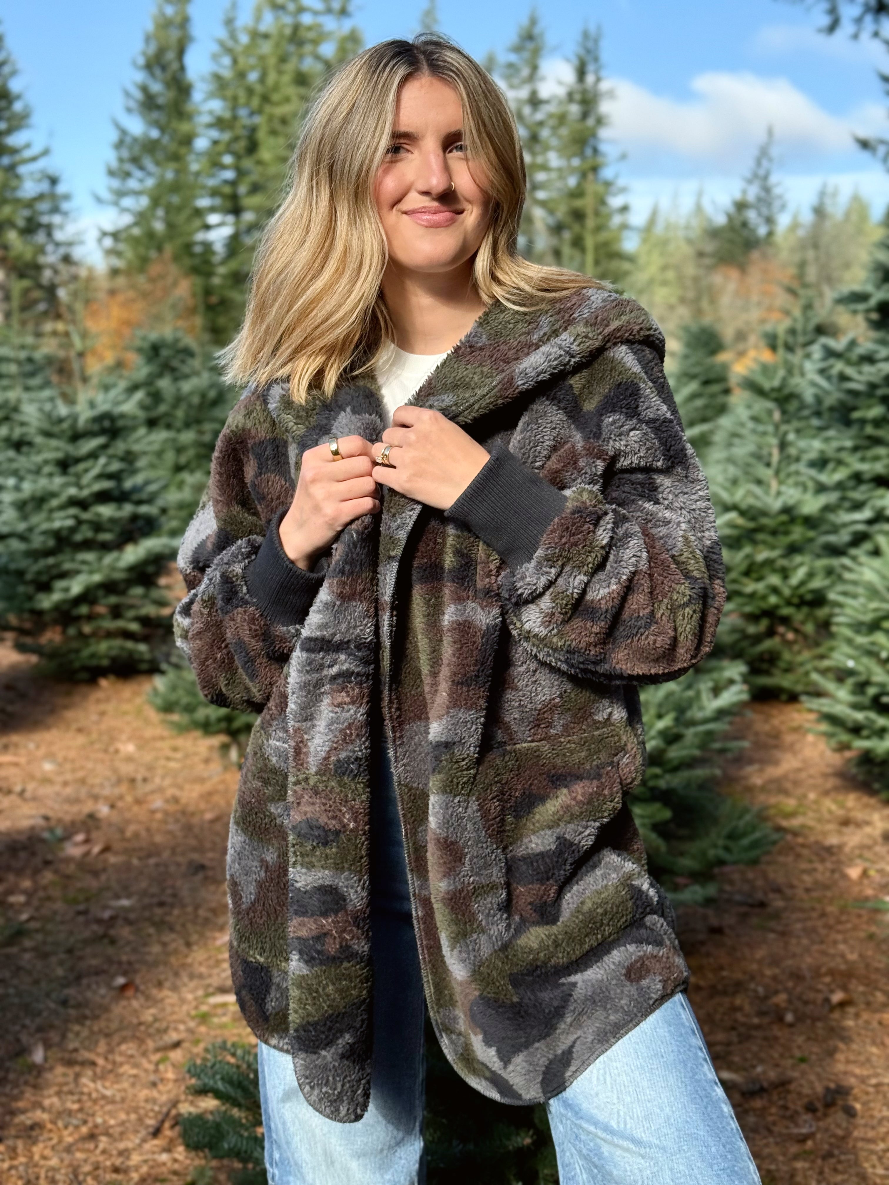 Balsam Cardigan - CAMO - willows clothing Cardigan