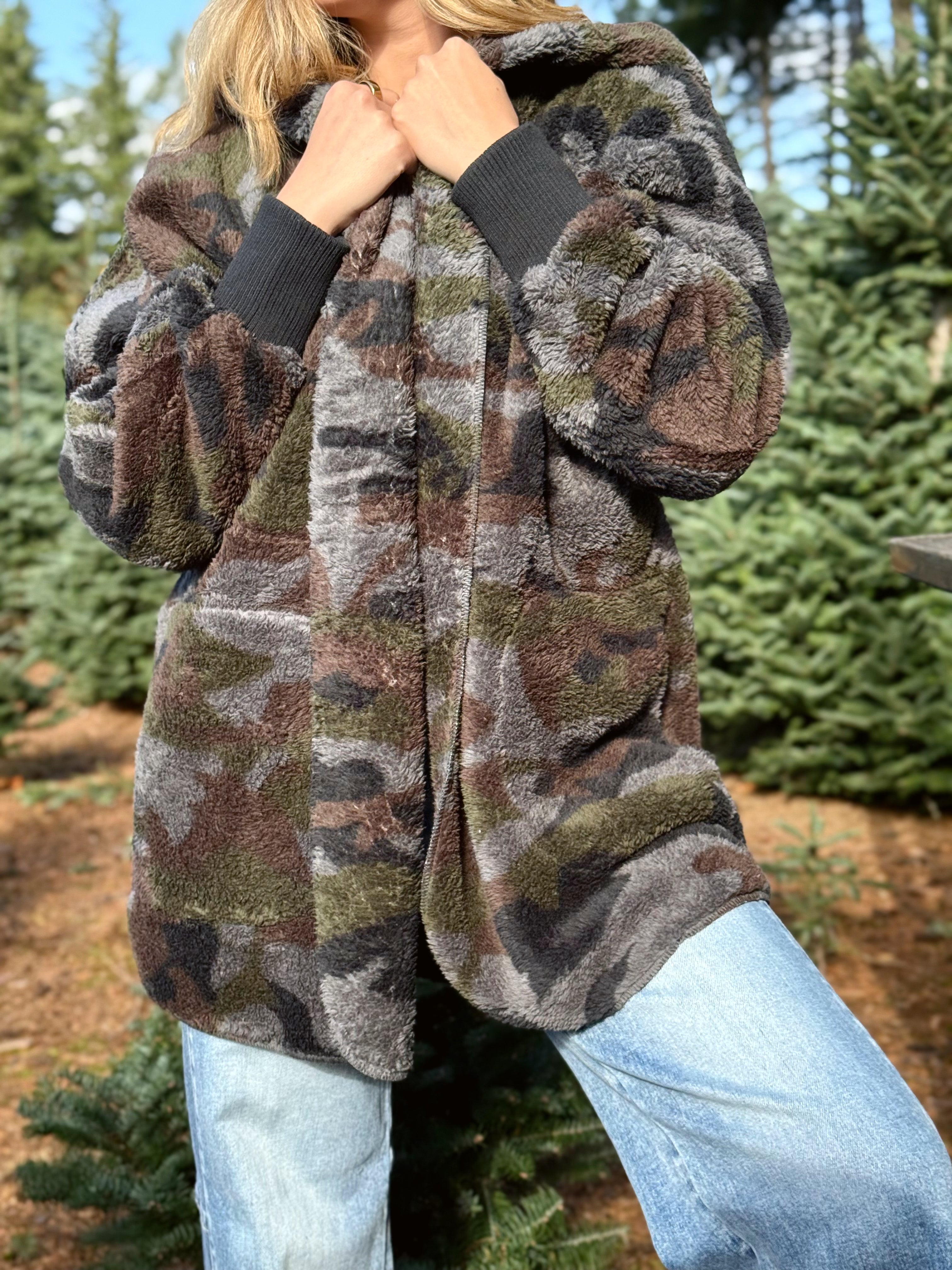 Balsam Cardigan - CAMO - willows clothing Cardigan