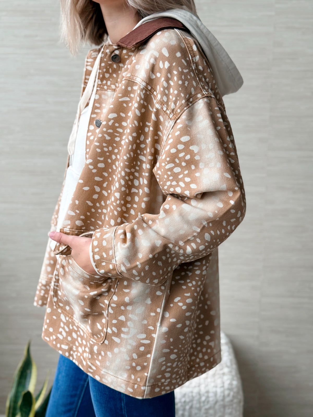 Bambi Jacket - CAMEL - willows clothing JACKET