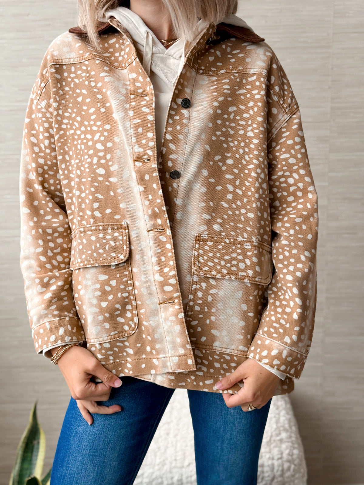 Bambi Jacket - CAMEL - willows clothing JACKET