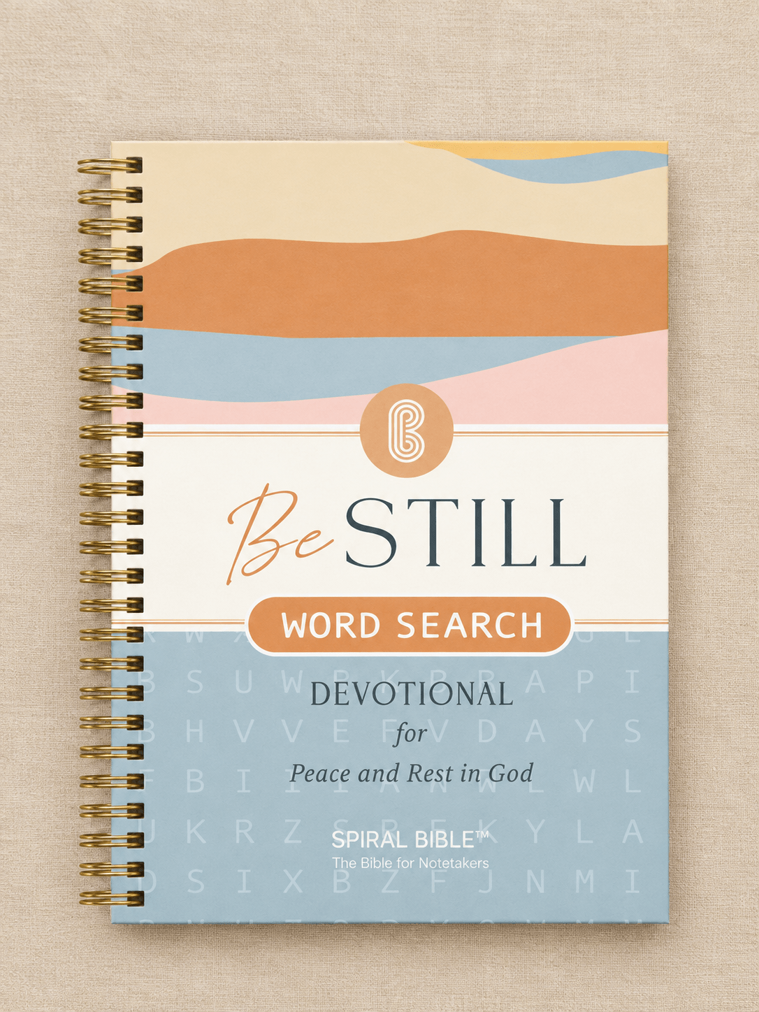 Be Still: Word Search Devotional for Peace & Rest in God - willows clothing NOTEBOOKS